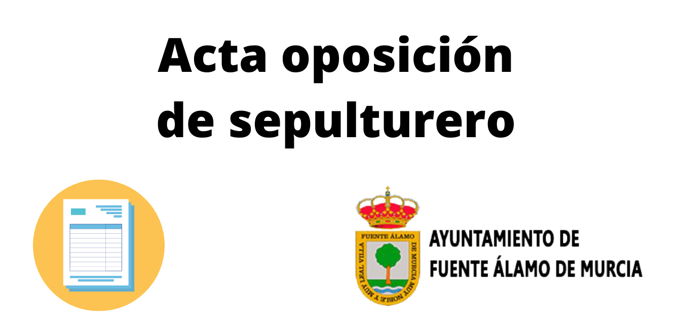 ACTA DE OPOSICIÓN PARA SEPULTURERO