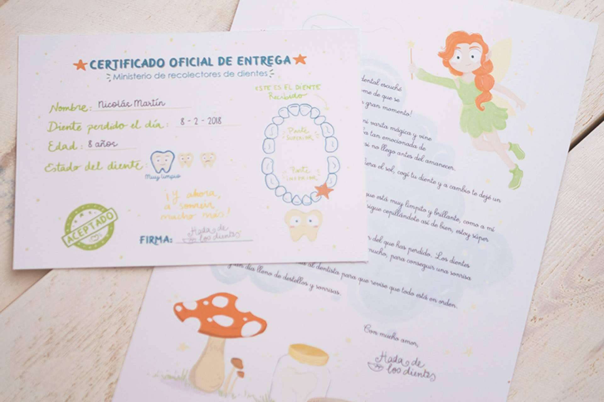 La incertidumbre de los niños ante la caída de sus primeros dientes y cómo animarlos con fantasía con una carta personalizada del Hada de los Dientes