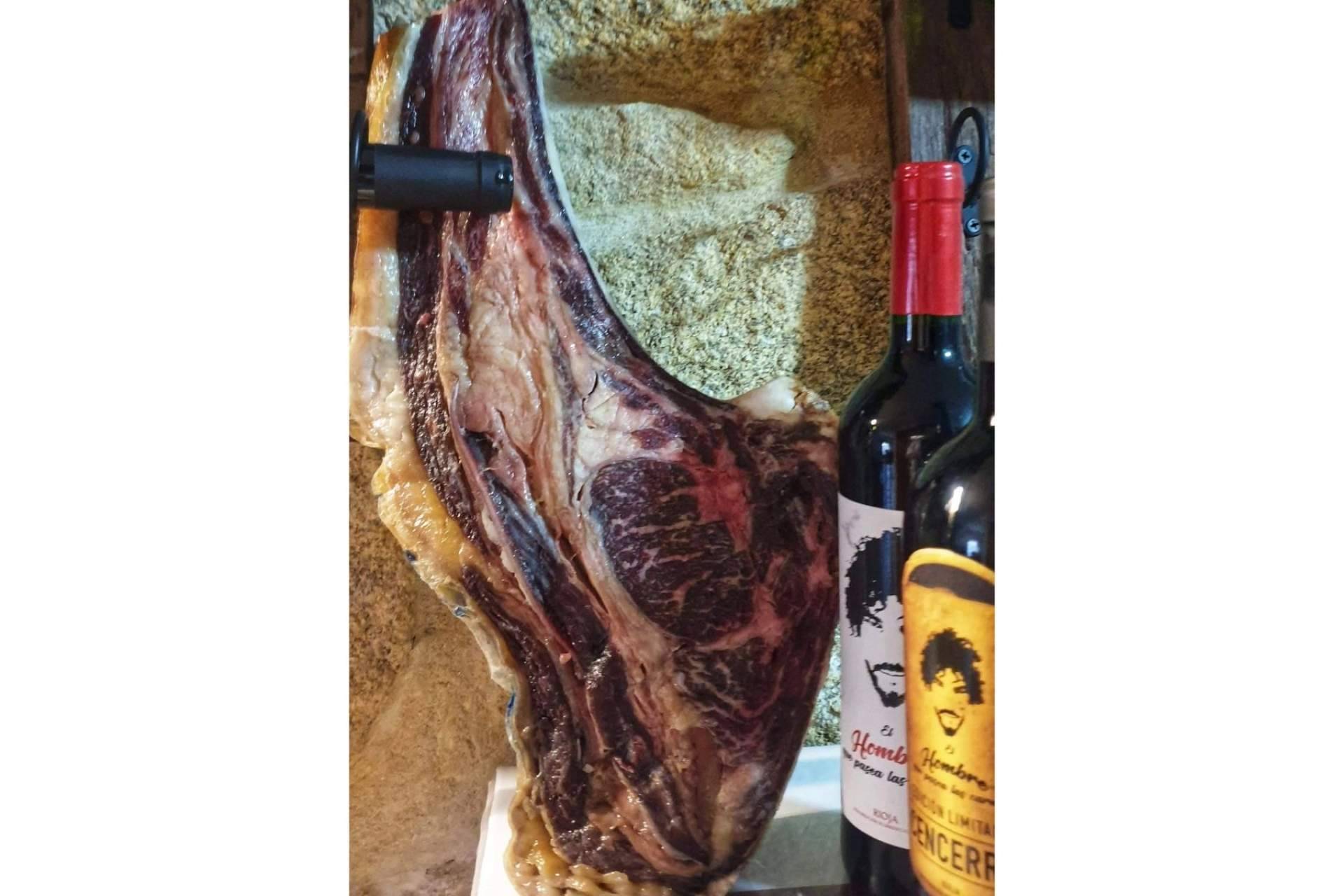 La recuperación de la historia del chuletón de Moaña de al mano de Taberna A de Lino