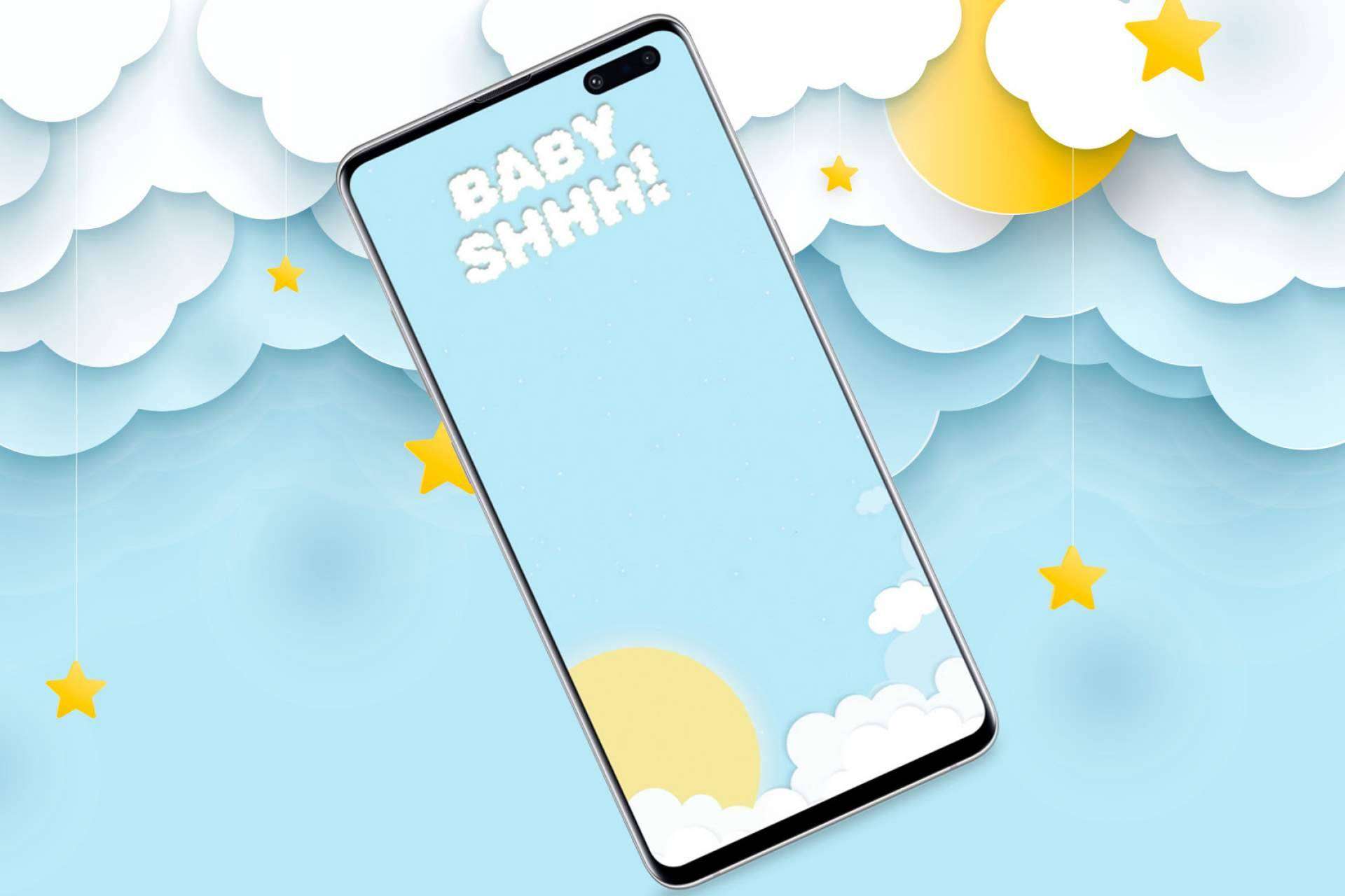 Calmar a un bebé con la app Baby Shhh!