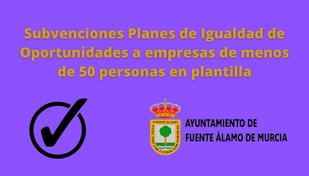 SUBVENCIONES PLANES DE IGUALDAD DE OPORTUNIDADES
