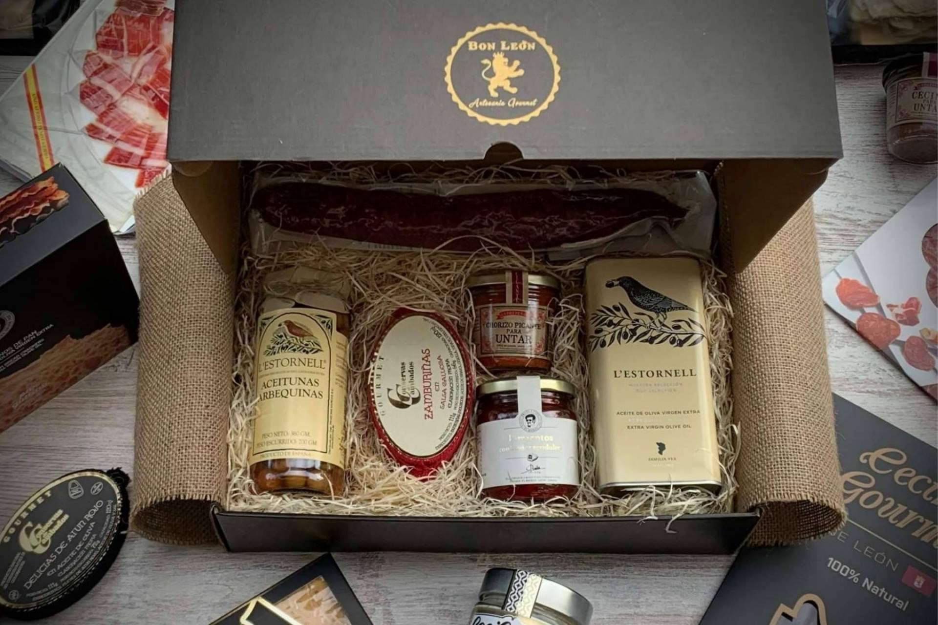 Las cestas gourmet de Bon León son un regalo para ocasiones únicas