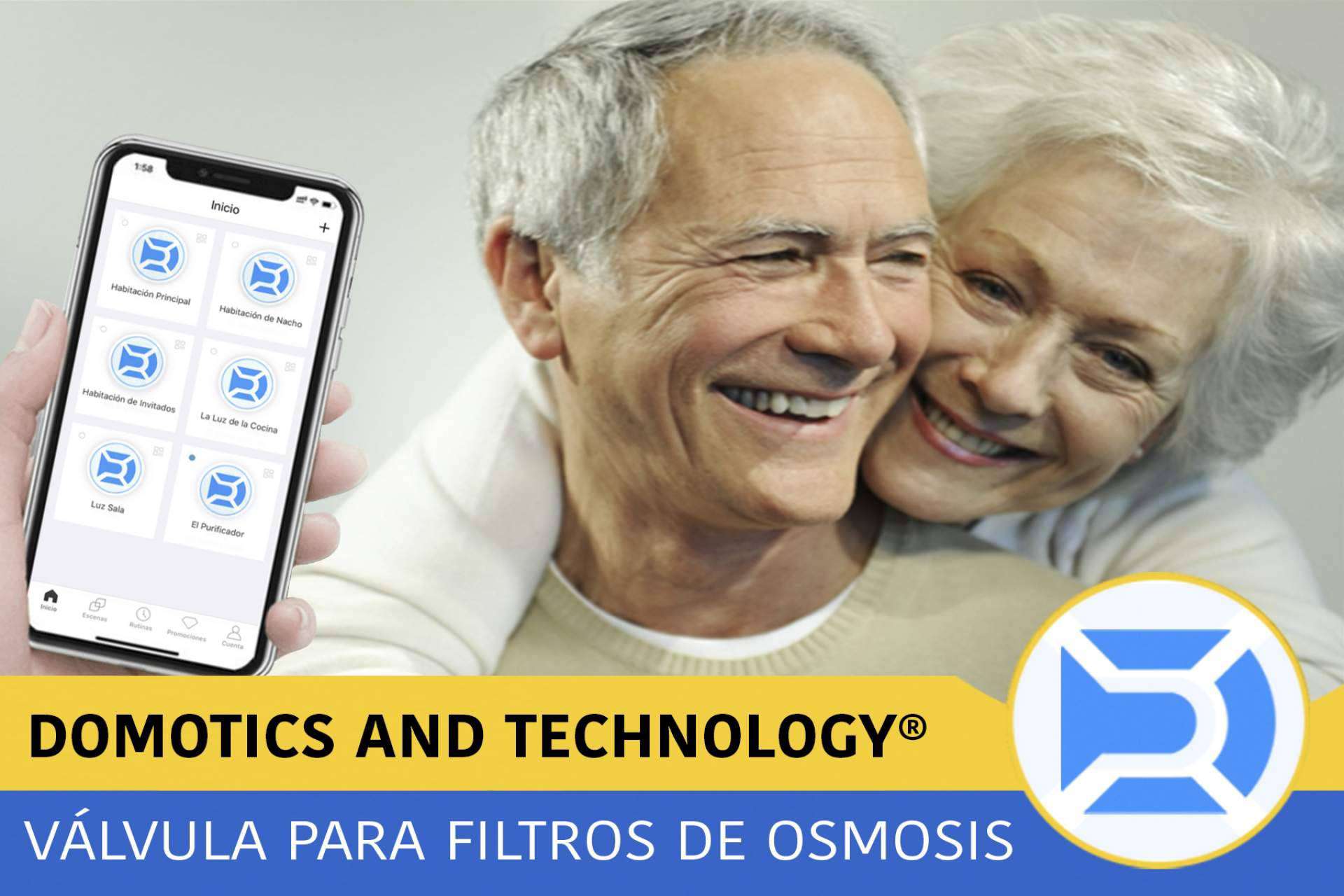 La válvula automatizada con sistema domótico de Domotics and Technology