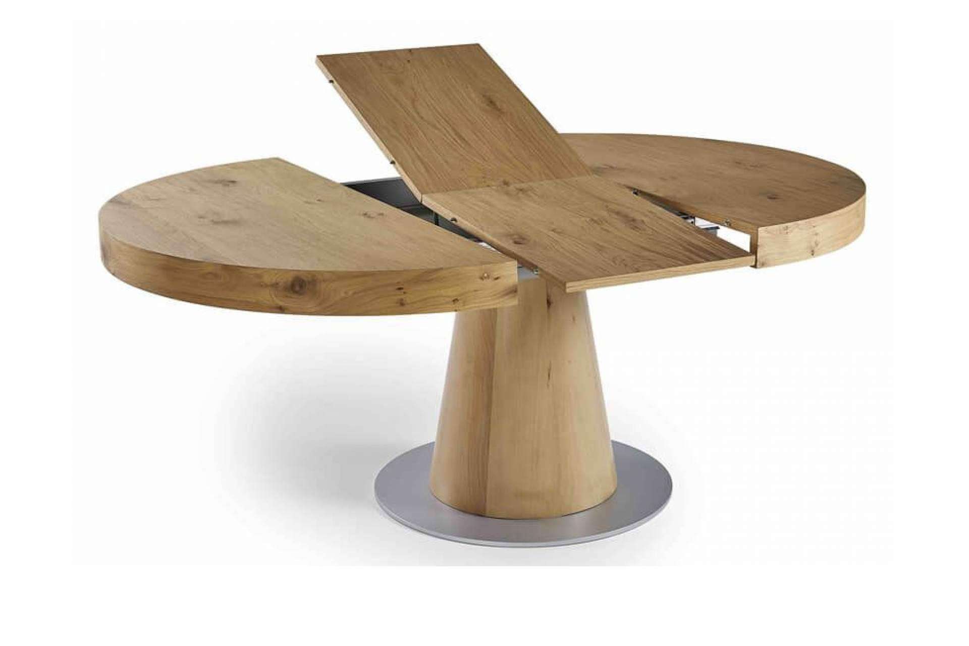 La mesa de comedor redonda y extensible de calidad de Home and Relax