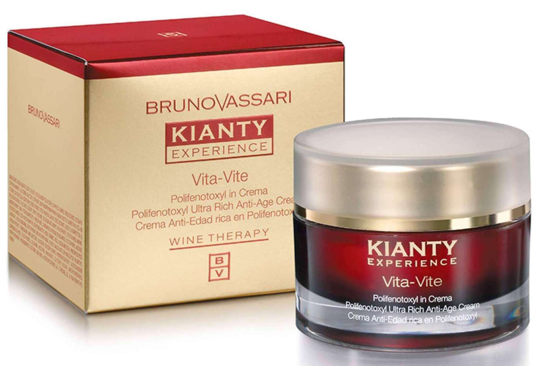 Bruno Vassari, las propiedades de la línea antiedad Kianty