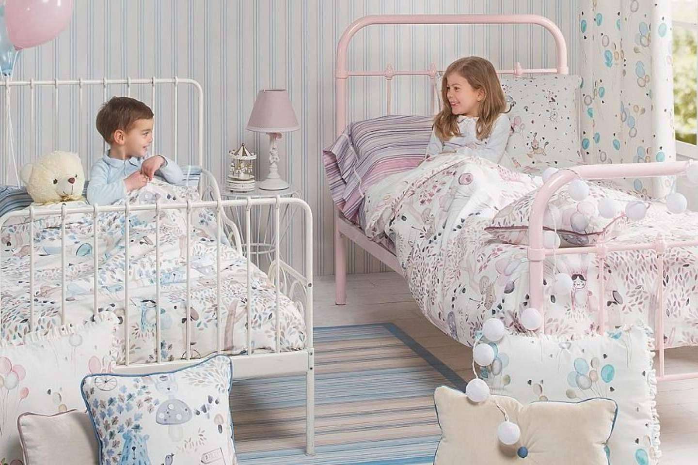 La línea de productos de Rioma para decorar la habitación de los niños y niñas