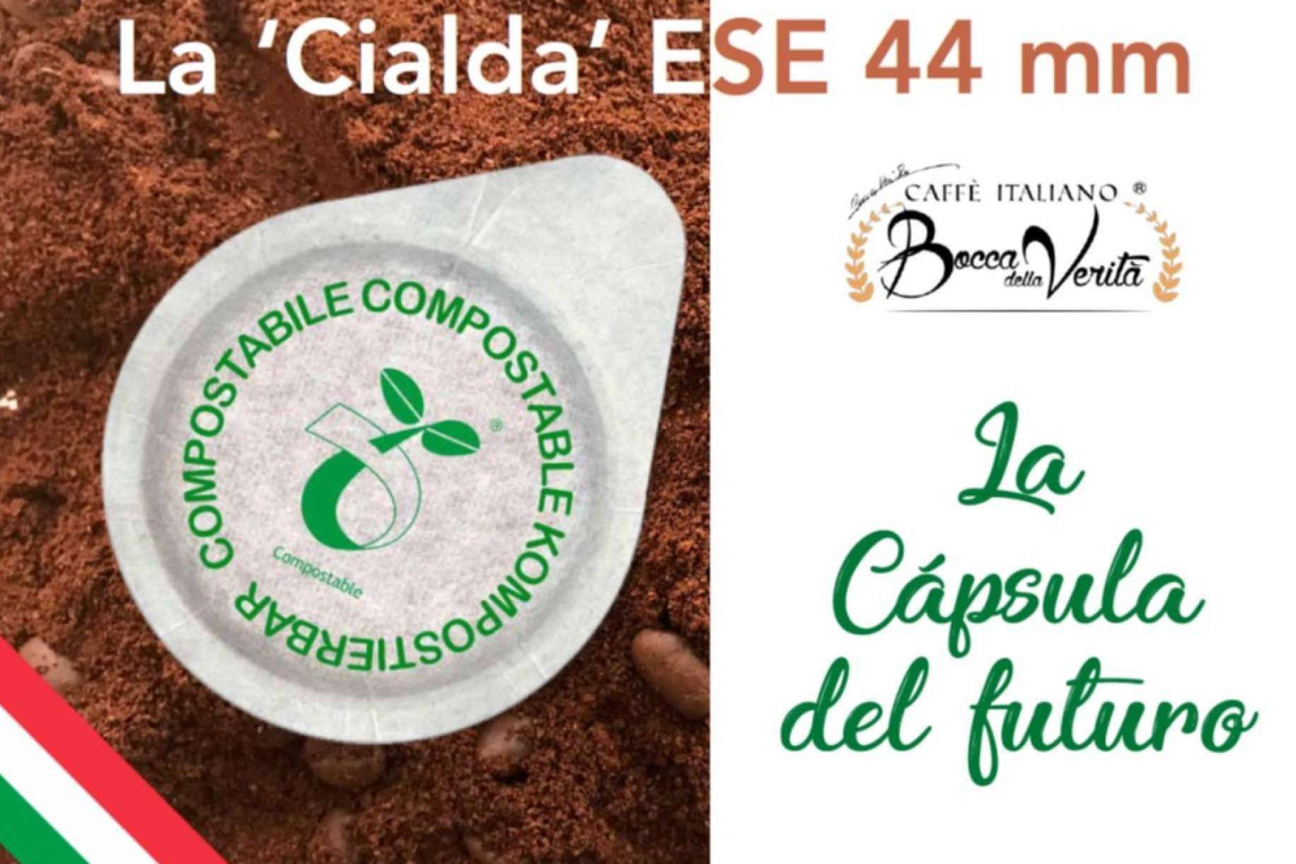 La cápsula ecológica de café del futuro se llama 'Cialda' ESE 44 mm