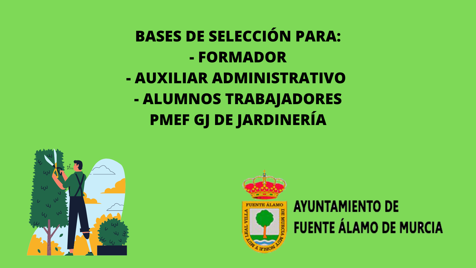 BASES DE SELECCIÓN PMEF GJ JARDINERÍA
