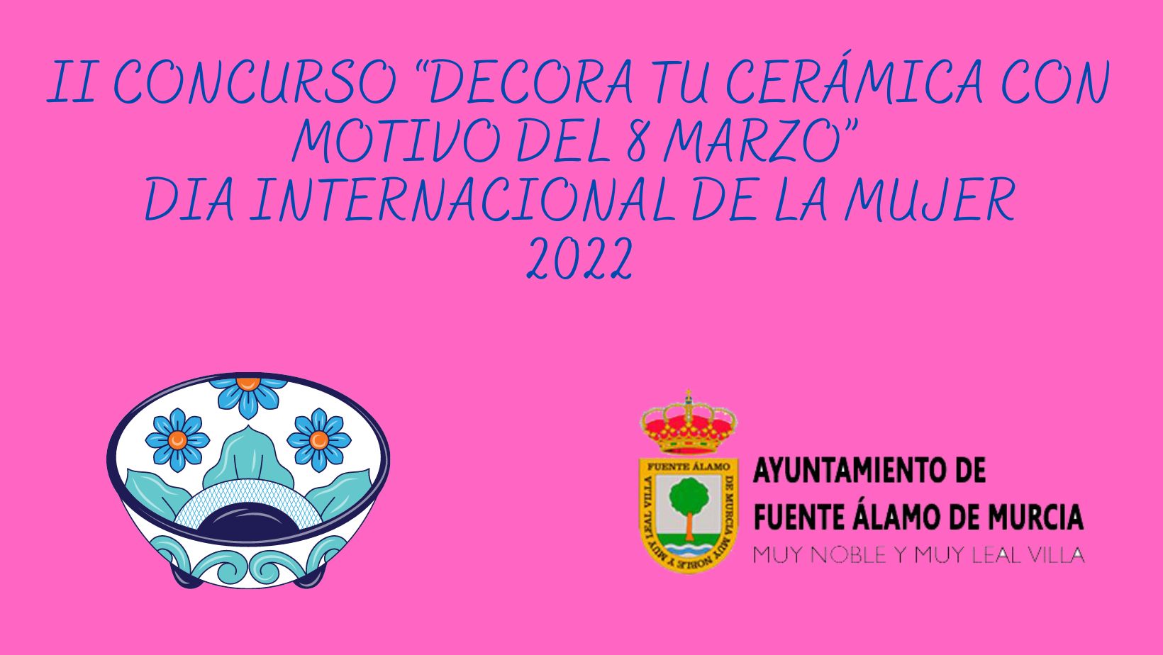 II COCURSO DECORA TU CERÁMICA CON MOTIVO DEL 8 DE MARZO