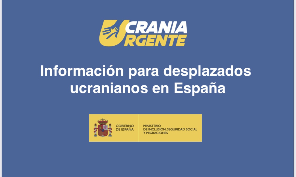 Información para desplazados ucranianos en España