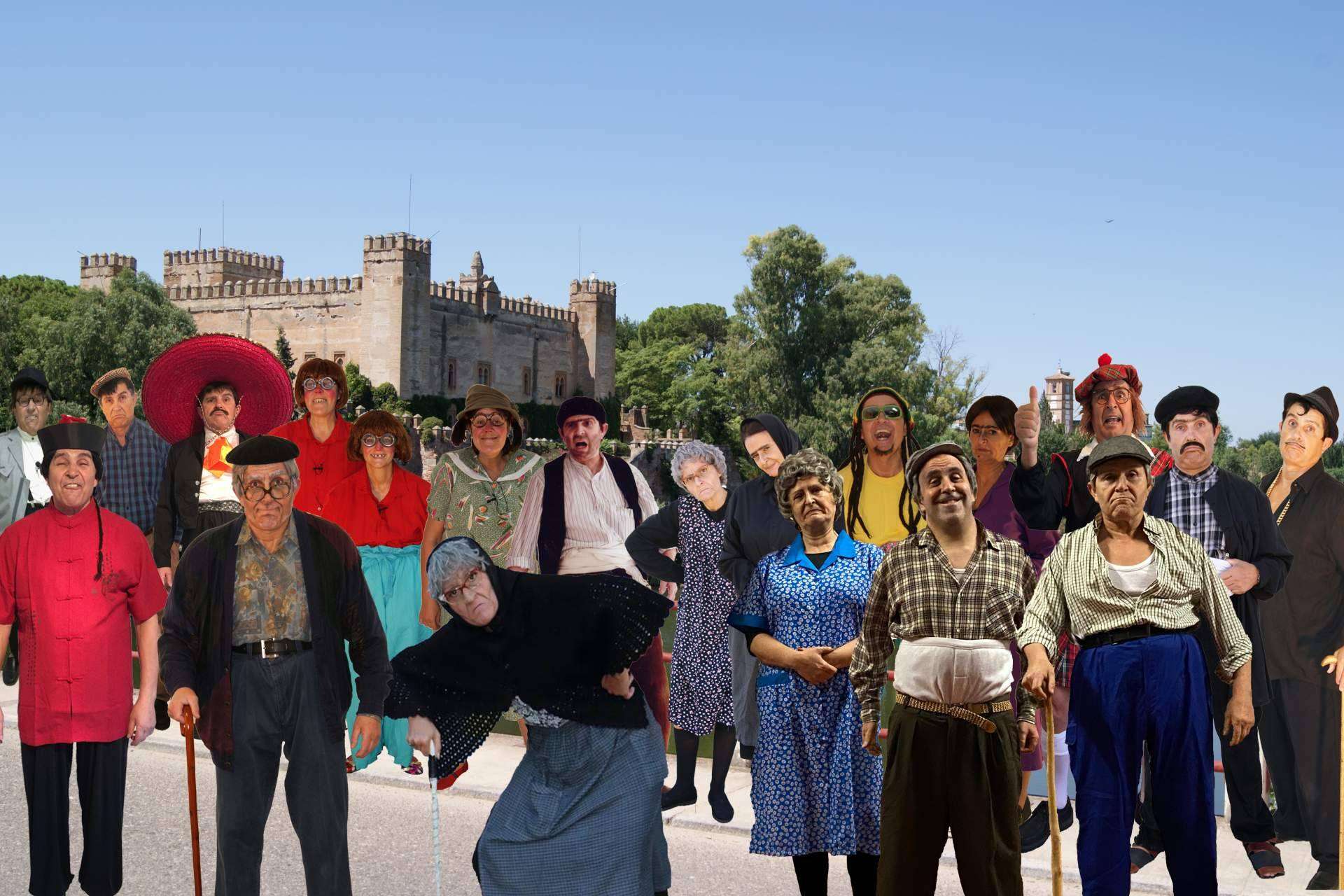 Presentando a los personajes de las obras y sainetes de José Cedena