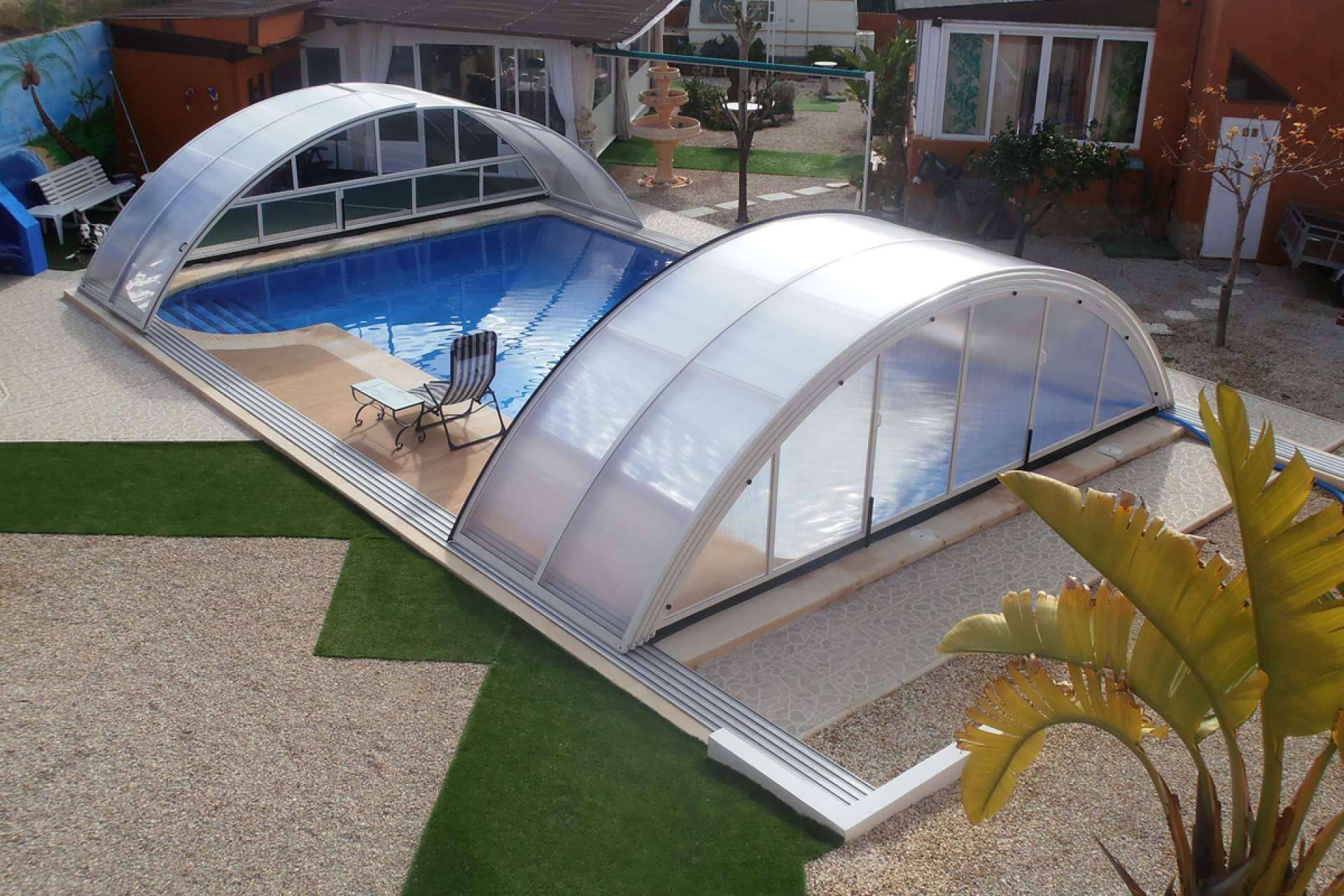 Diferentes sistemas de cerramientos para piscinas en COVERTTO