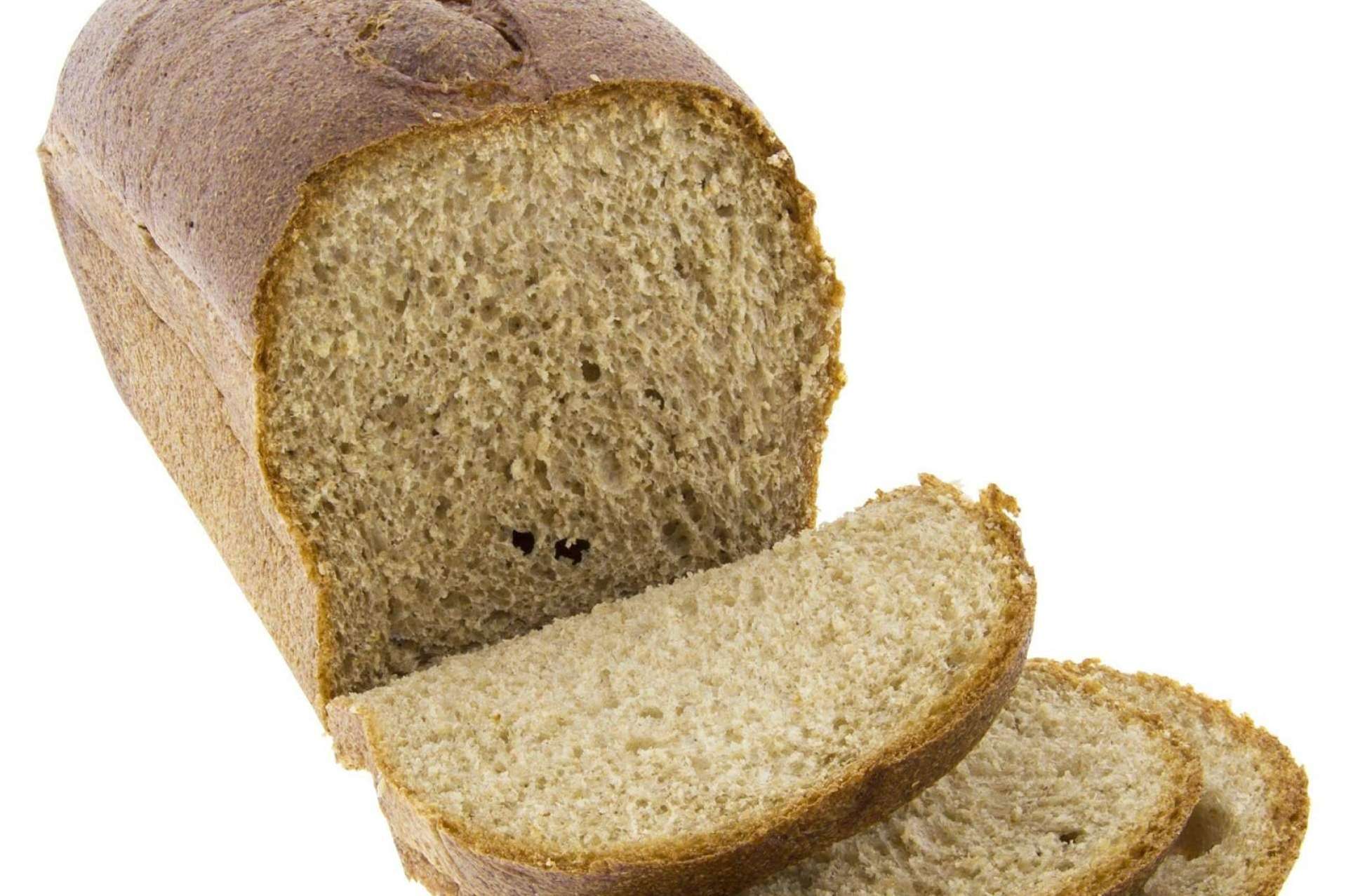 Pan de centeno sin sal, elaborado con harina integral y masa madre, en la firma Biopanadería