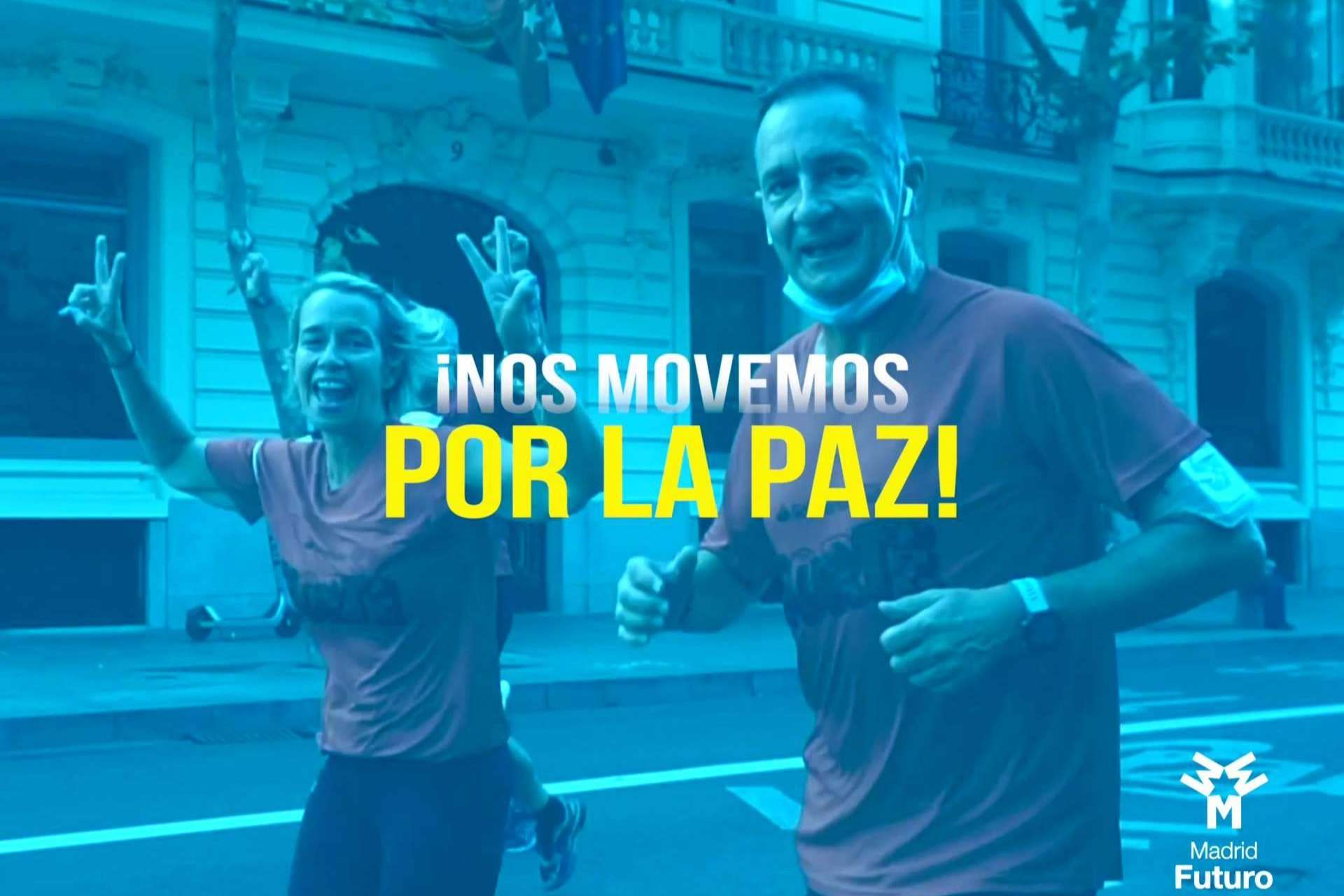 'Madrid Futuro x Ucrania’. La capital se tiñe con la bandera ucraniana en 5km de marcha por la paz