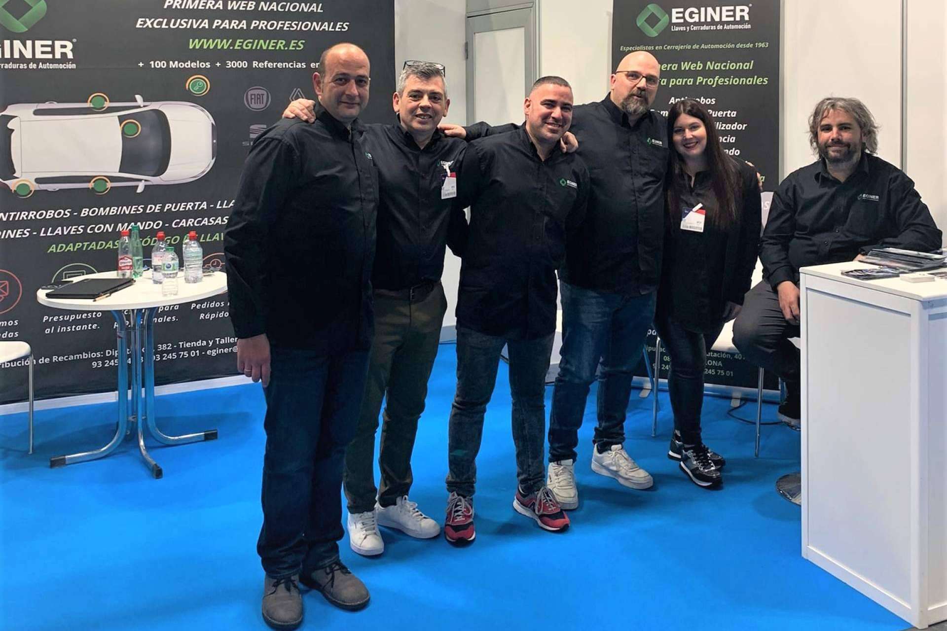 El gran éxito del stand de la firma EGINER en la Feria Motortec 2022