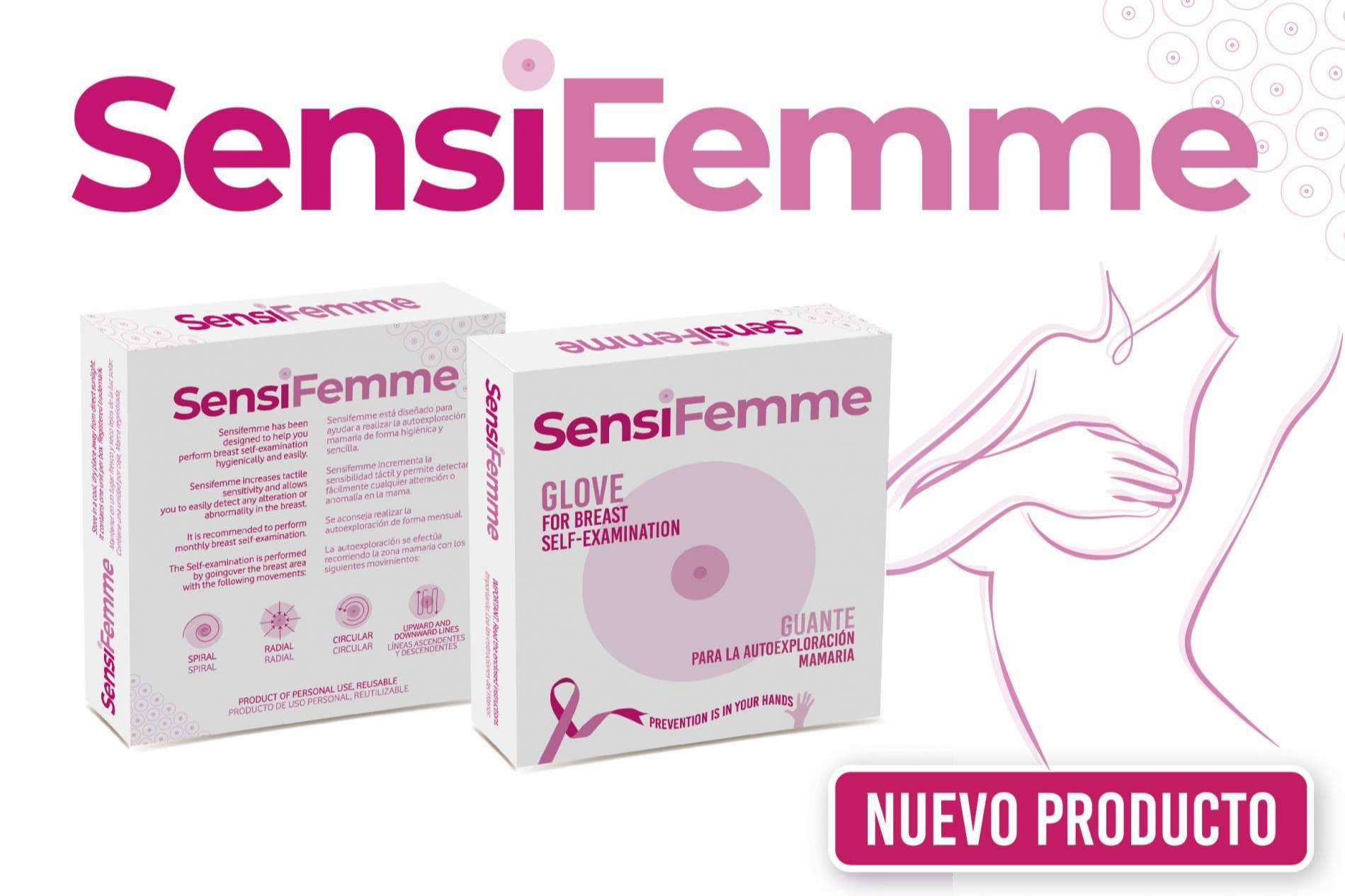 SensiFemme, el guante de autoexploración mamaria de Best Breathe