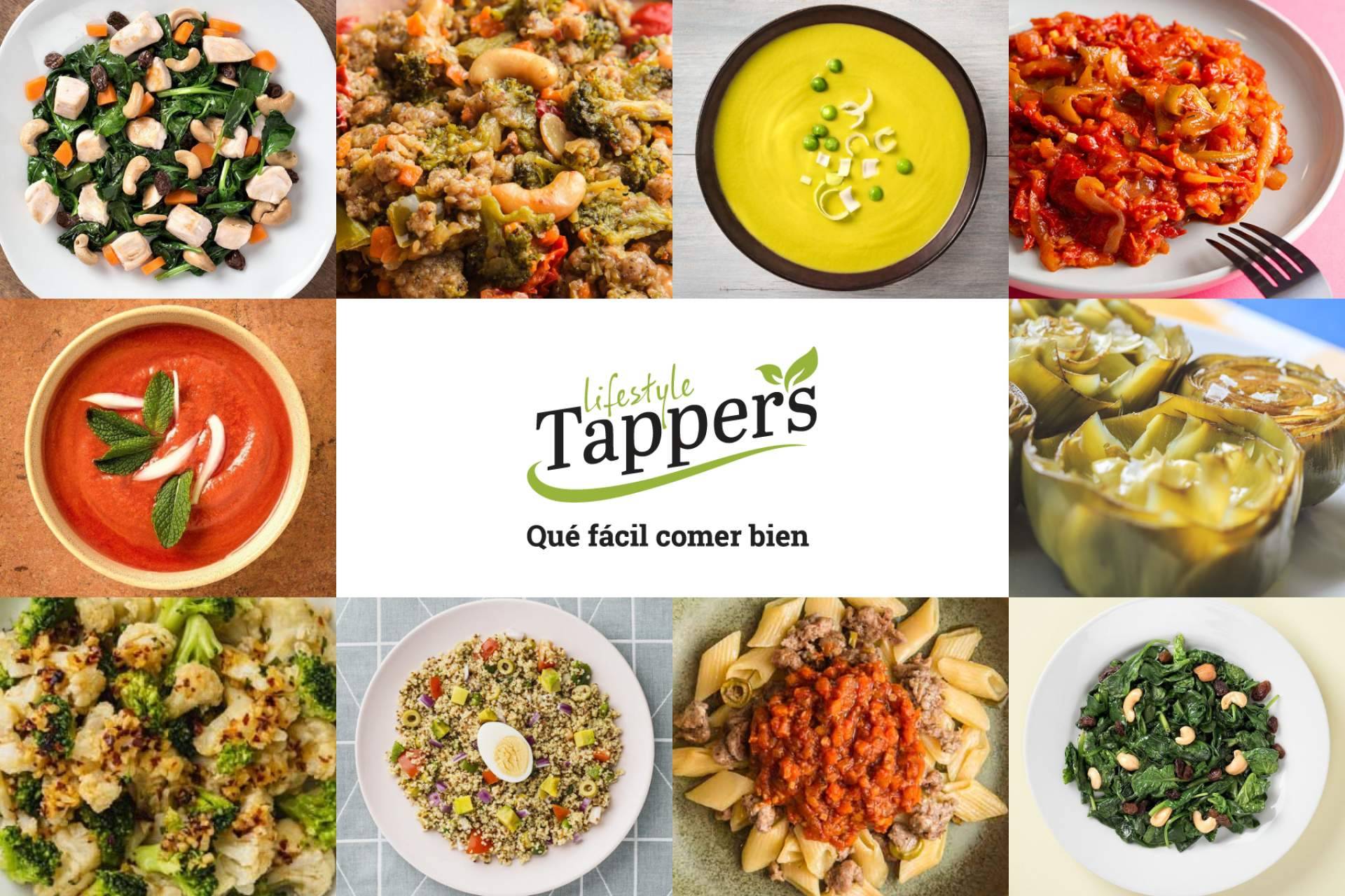 Menús a domicilio para veganos y vegetarianos de la mano de Tappers Lifestyle