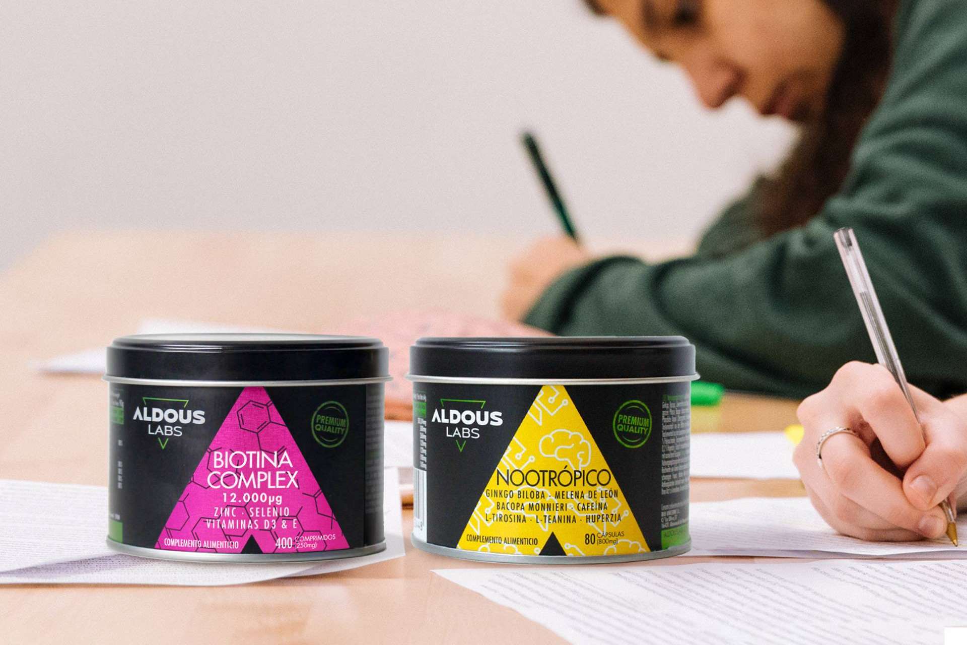 Nootrópico y Biotina de Aldous Bio, nuevos lanzamientos con una gran acogida