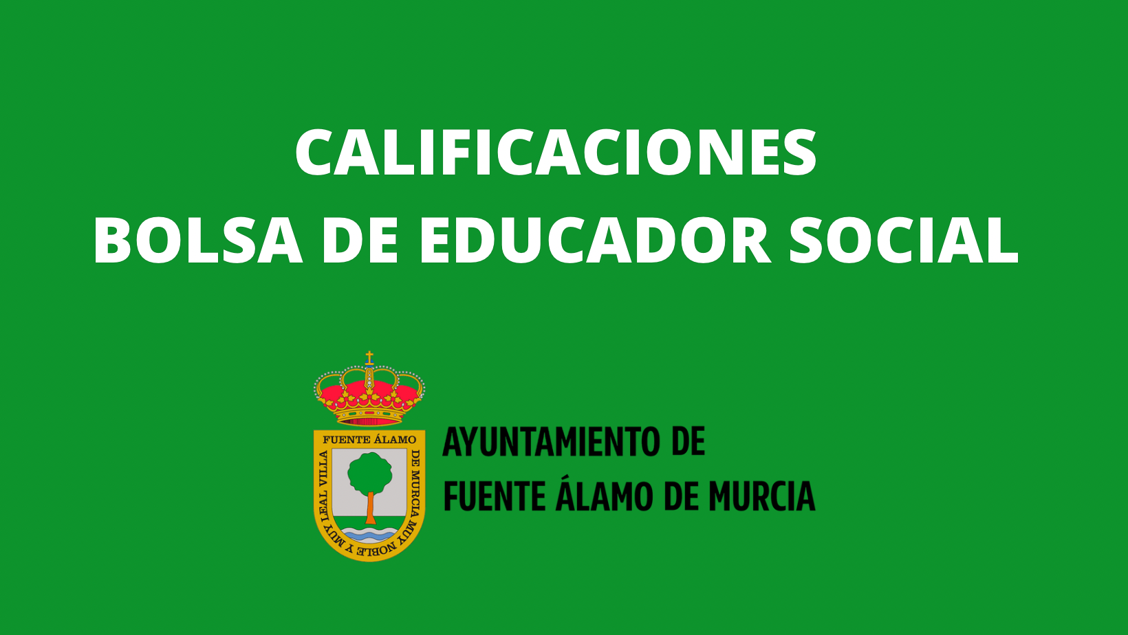 CALIFICACIONES BOLSA DE EDUCADOR SOCIAL