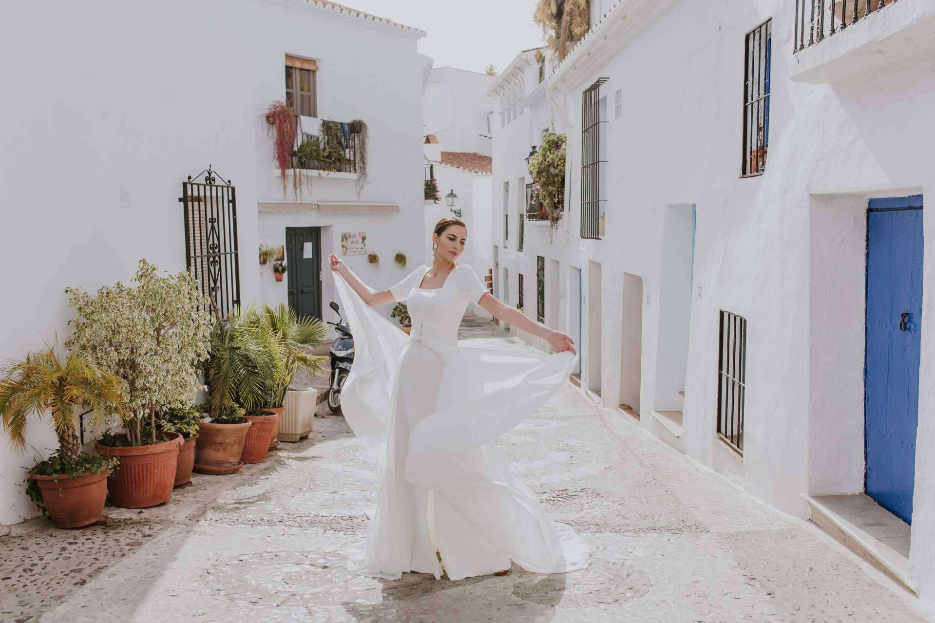 Un vestido único para cada novia, la filosofía que sostiene la diseñadora Silvia Fernández