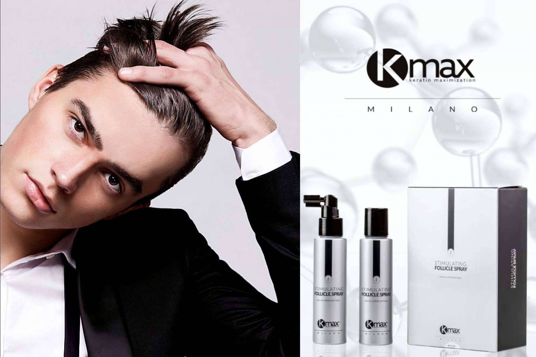 Combatir la caída del cabello con los péptidos de cobre de Kmax