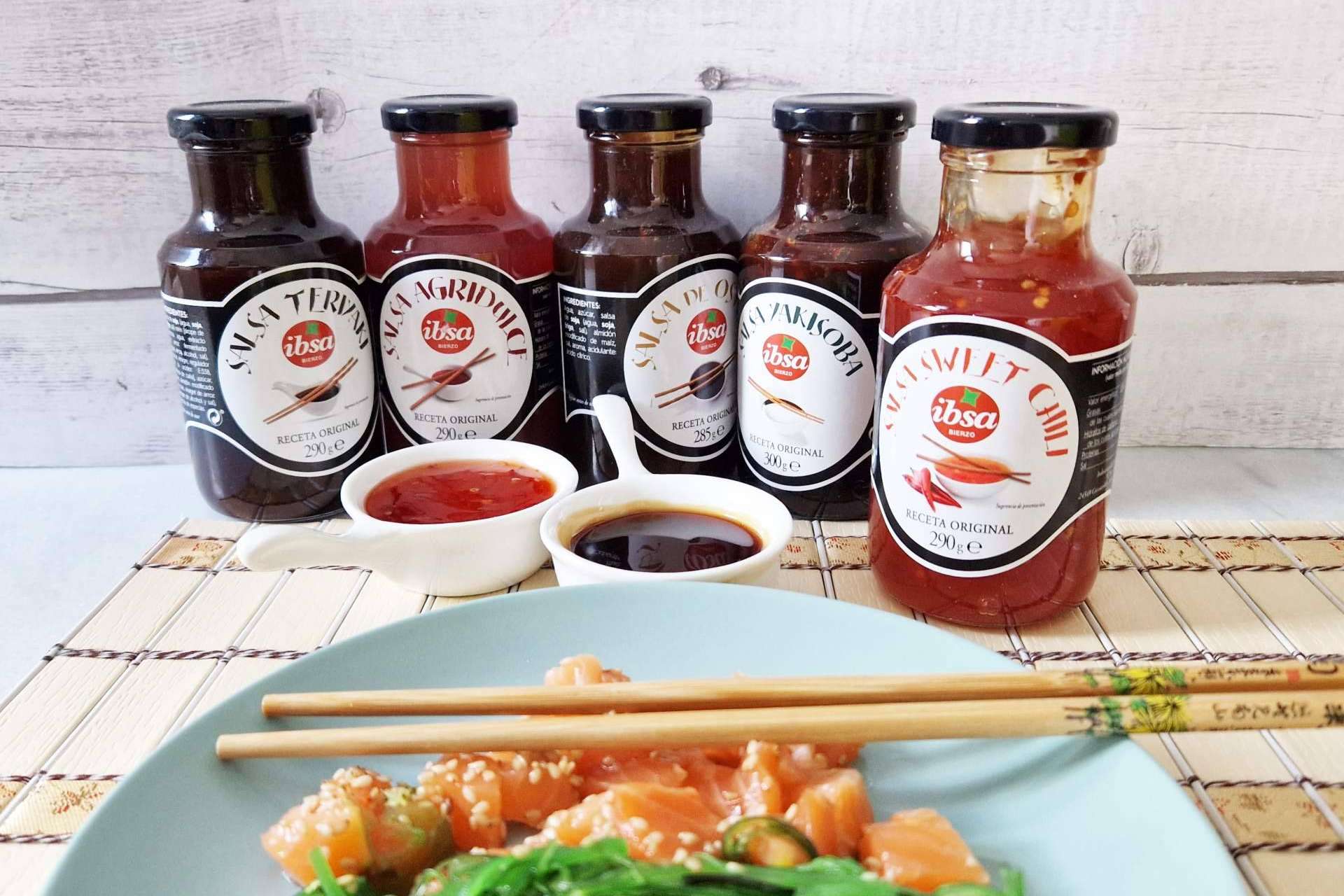 IBSA y sus salsas asiáticas para cocinar distintas recetas