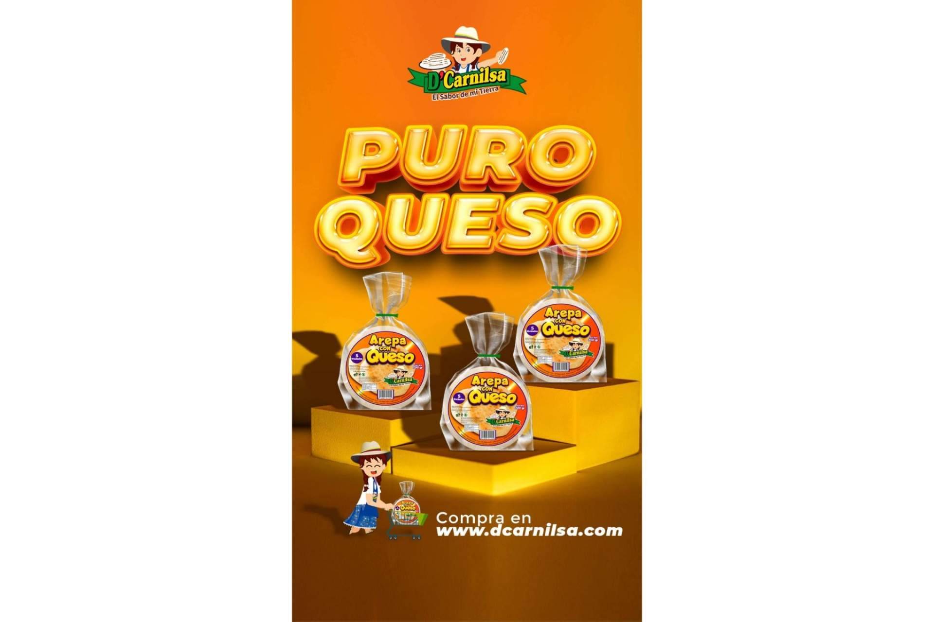 ¿Dónde se puede encontrar la auténtica arepa de queso colombiana?  D’Carnilsa