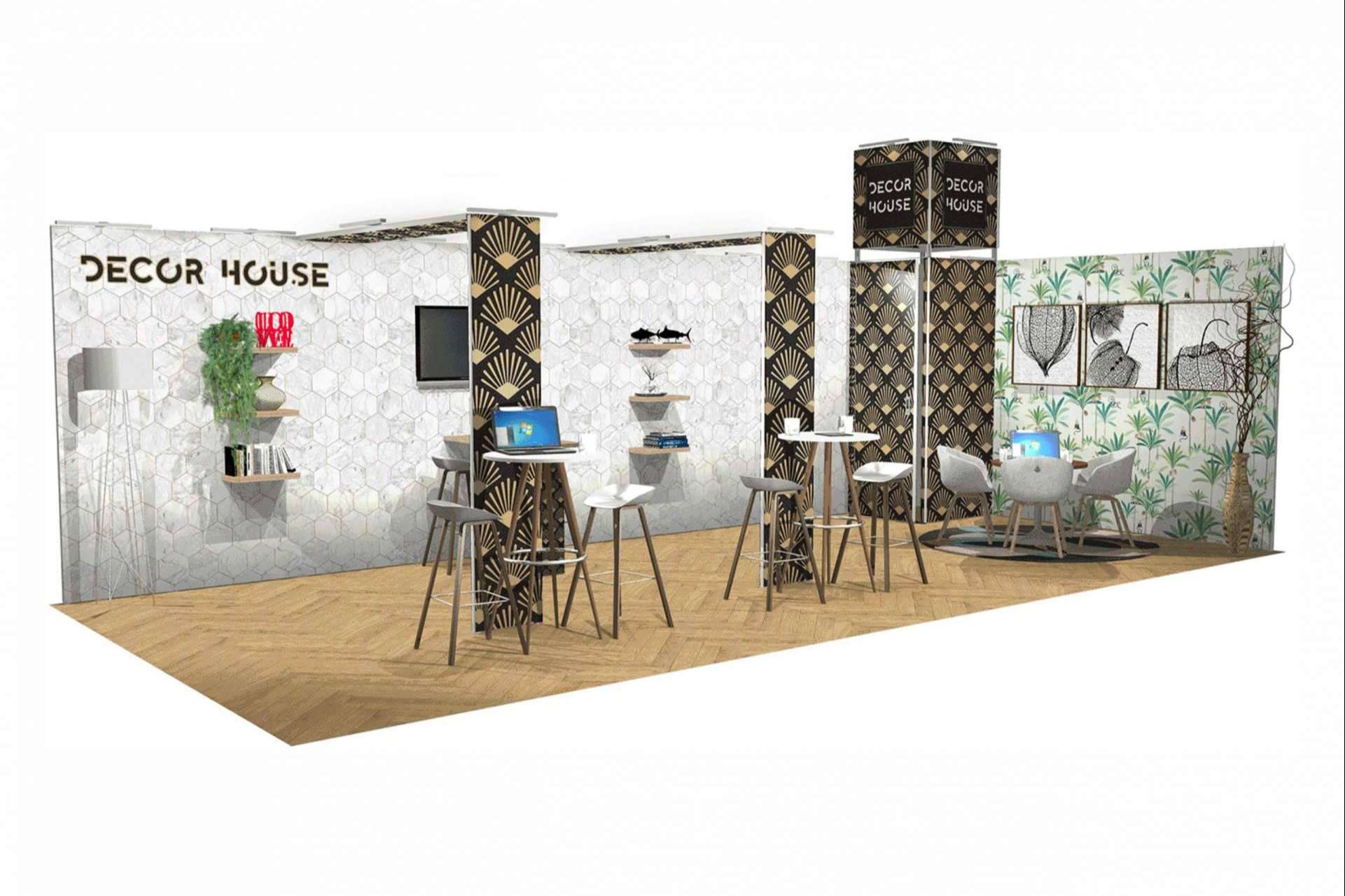 Stands de renting para ferias, con Olika Stands