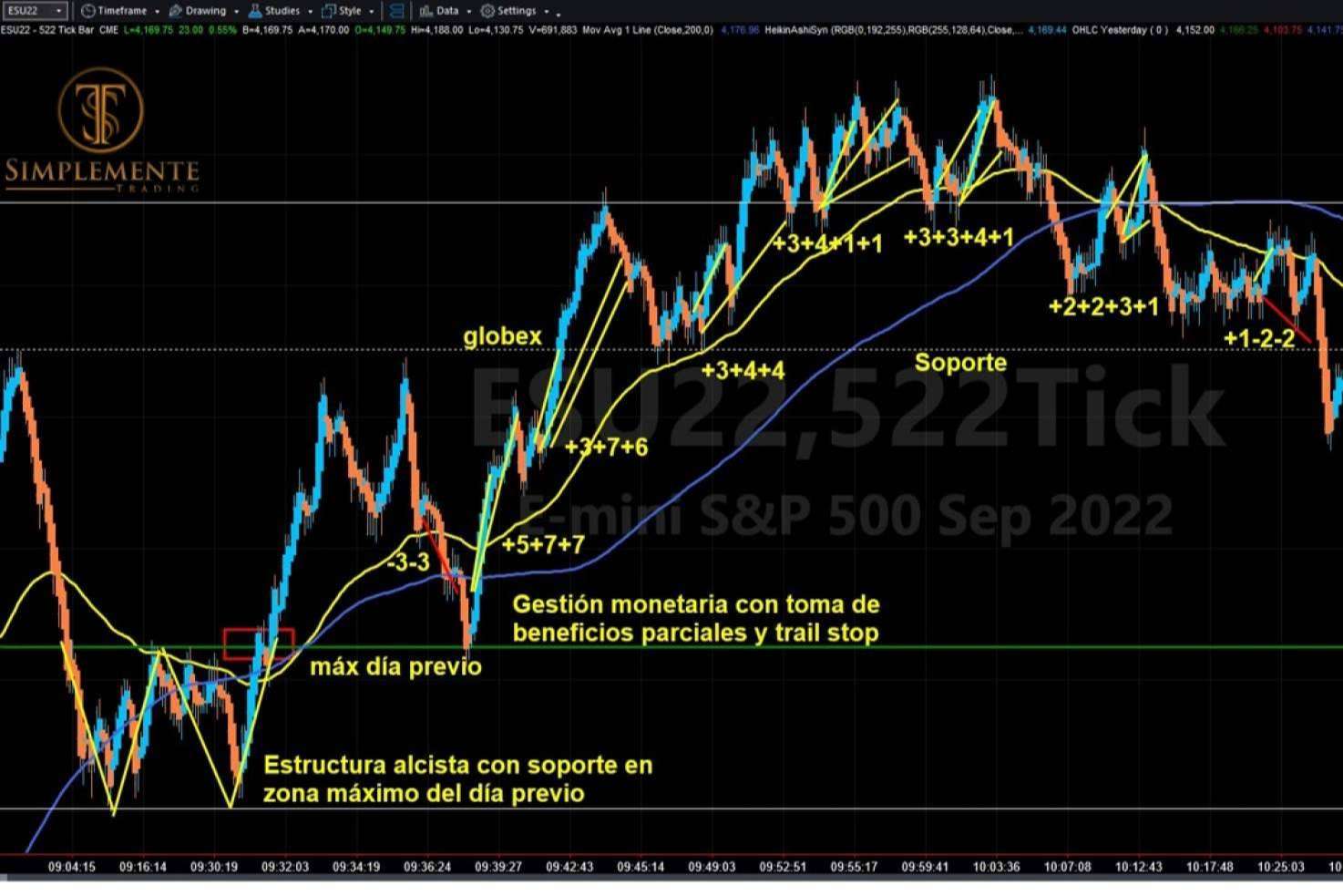 Simplemente Trading destaca que el entrenamiento en trading permite obtener resultados