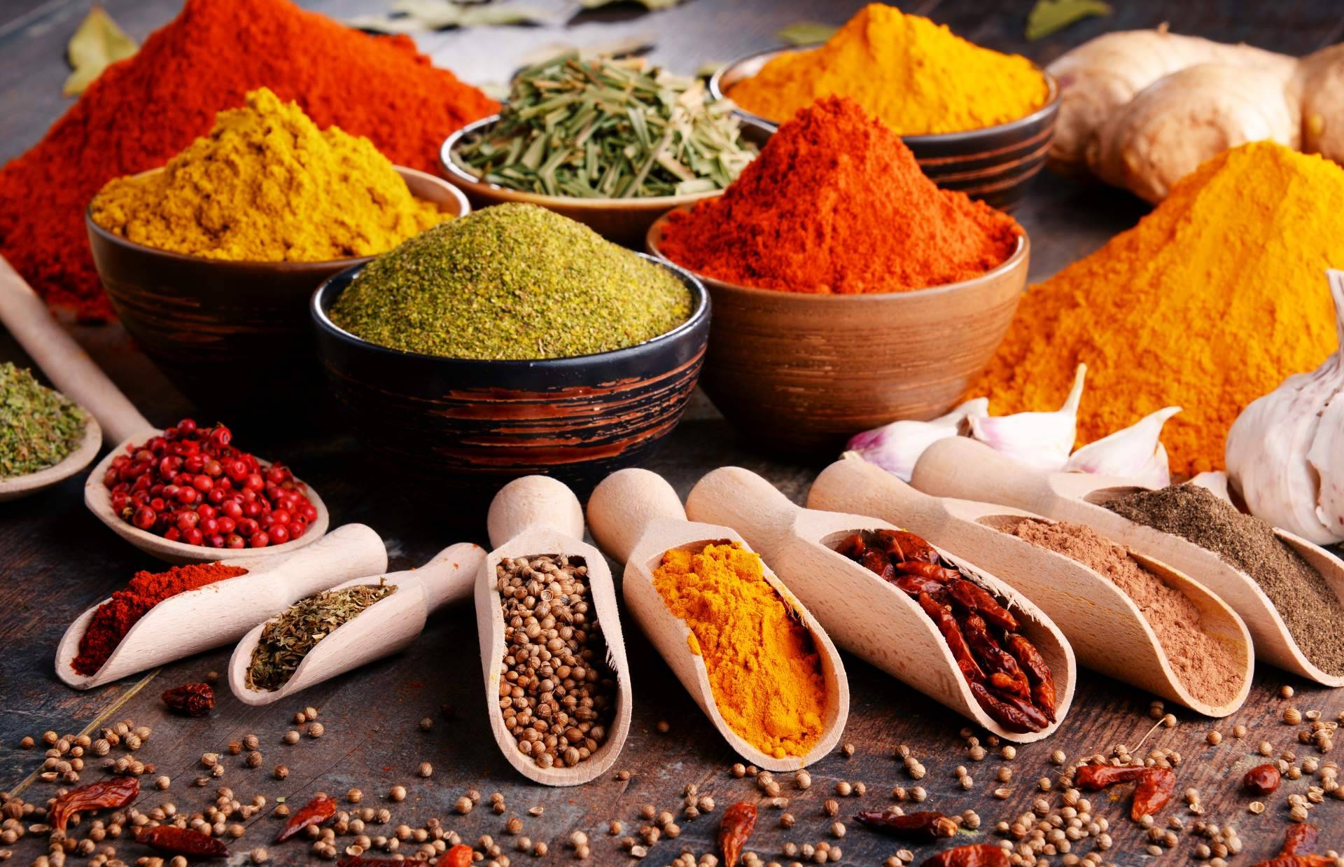 Las ventajas de las especias tanto para la salud como para dar sabor a las comidas