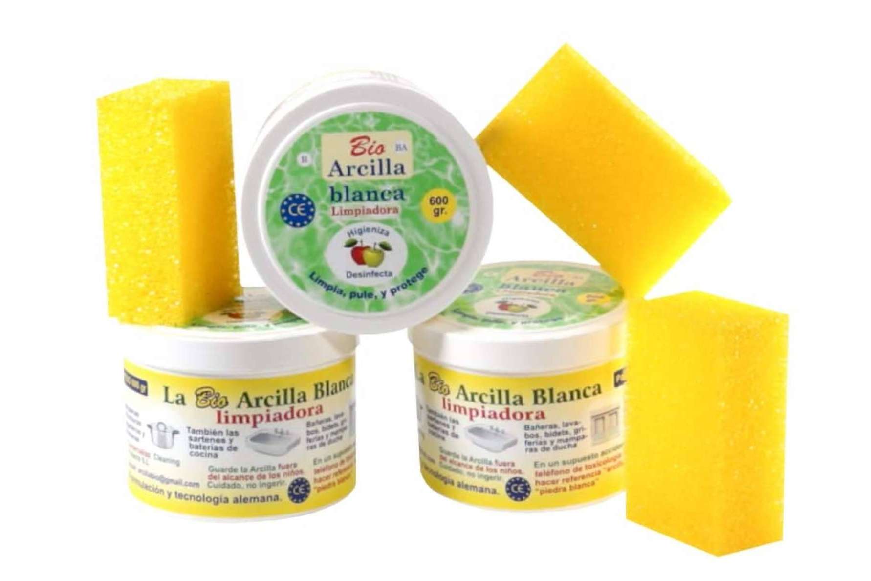 La arcilla blanca limpiadora es un producto que tiene diversos usos, por la empresa Cleaning Projects