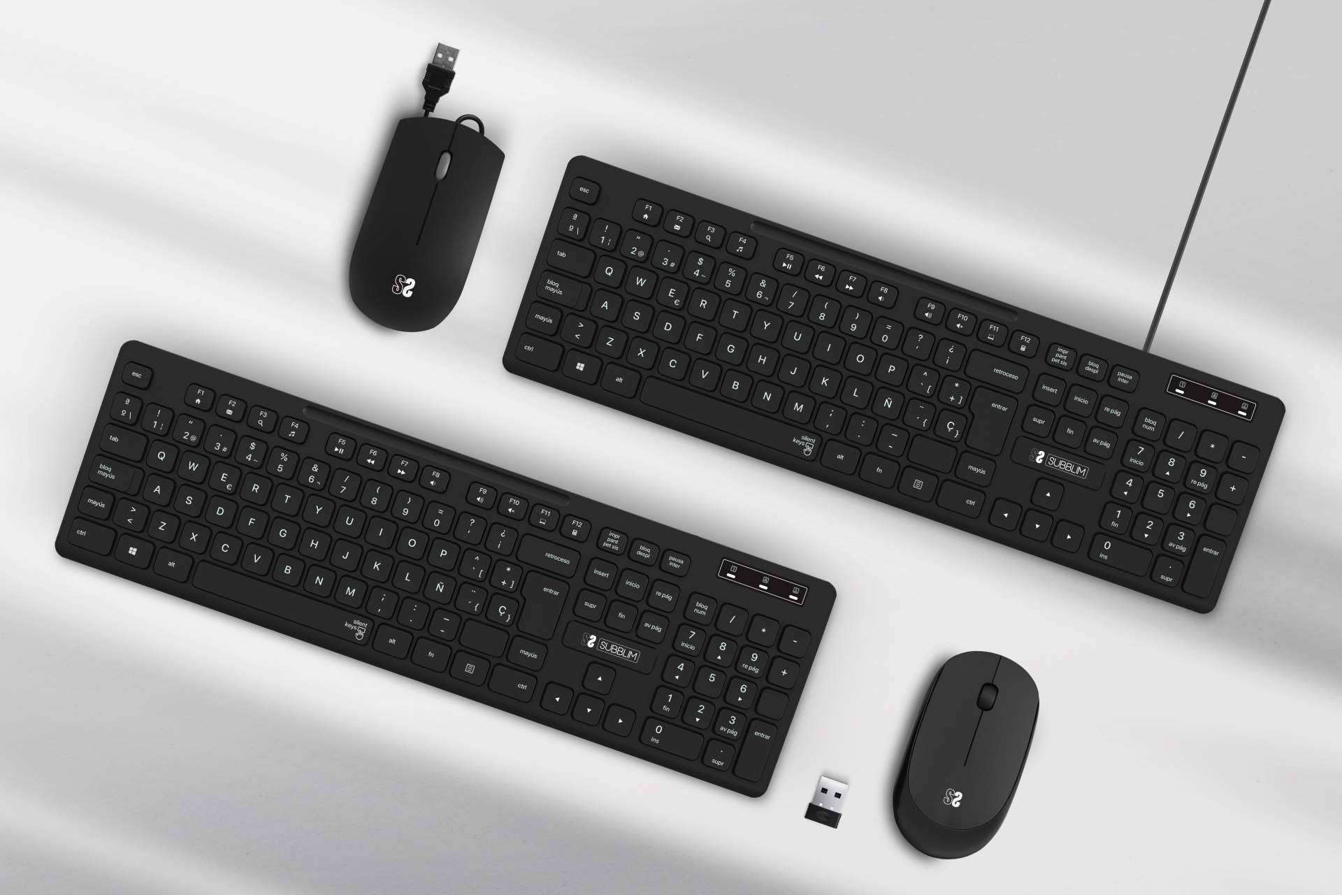 La gama Business de teclados y ratones para empresas de SUBBLIM
