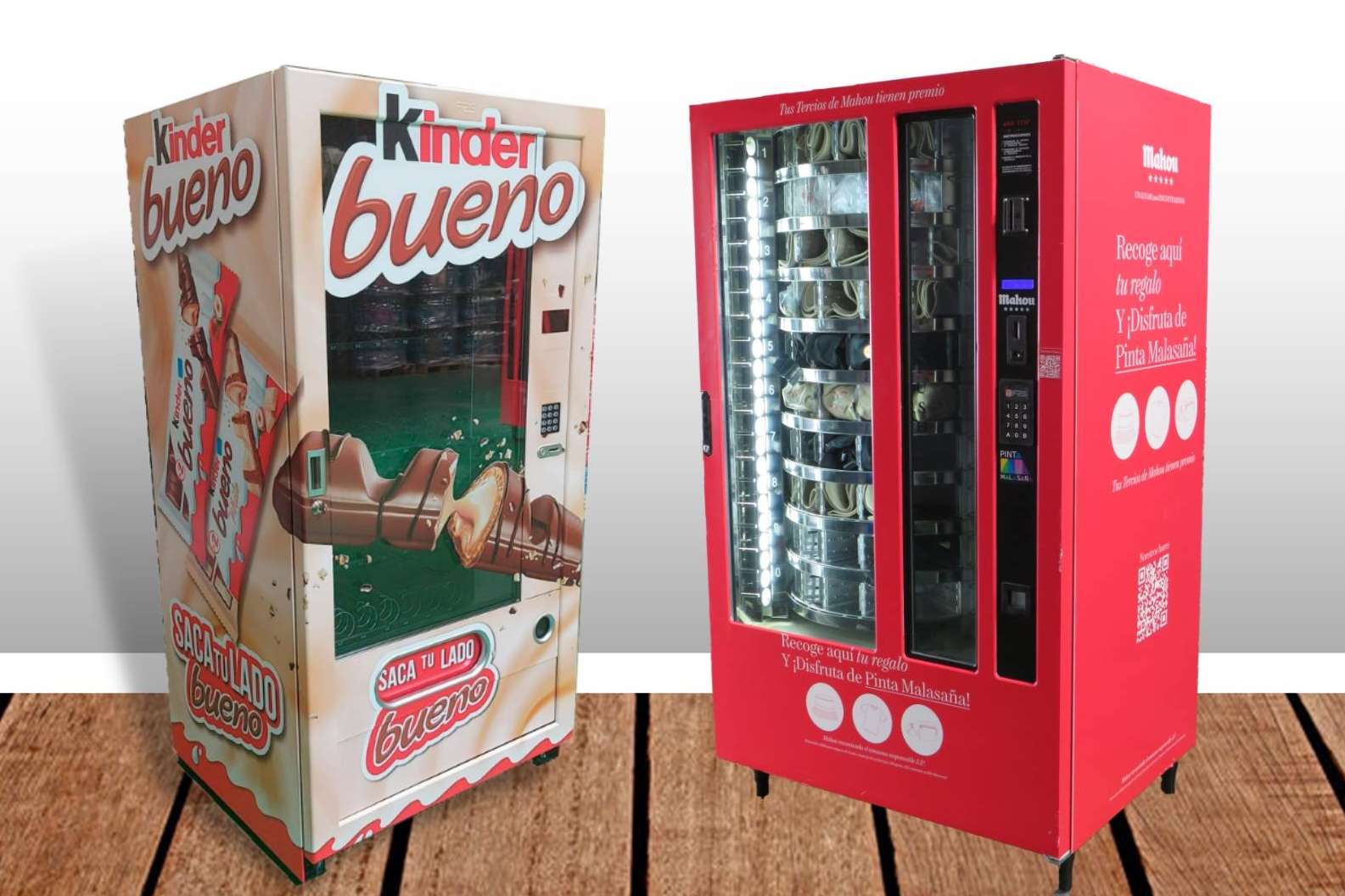 Las máquinas expendedoras personalizadas de C&B Señor