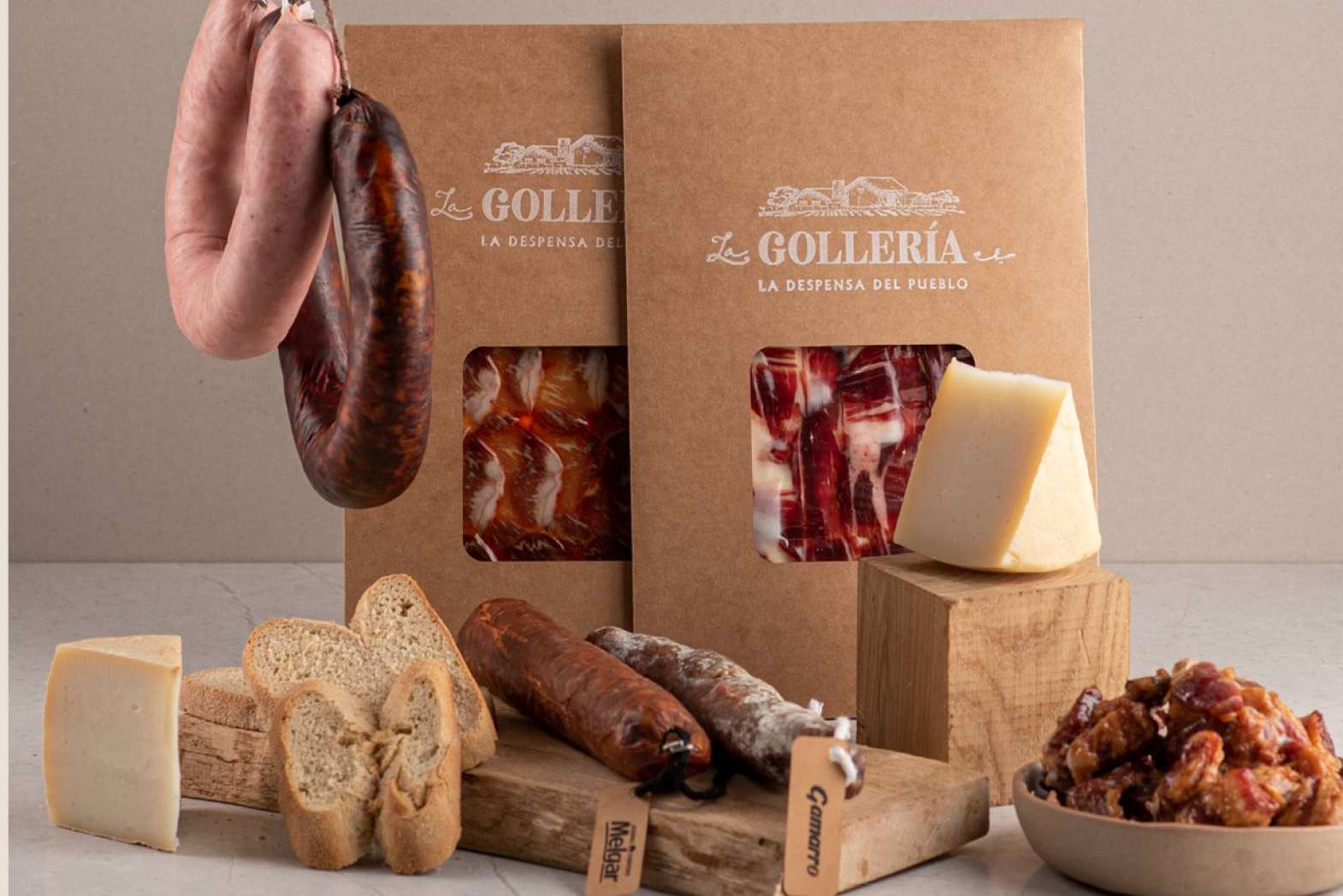 La Gollería prepara cestas de Navidad con productos artesanos de la Serranía de Ronda