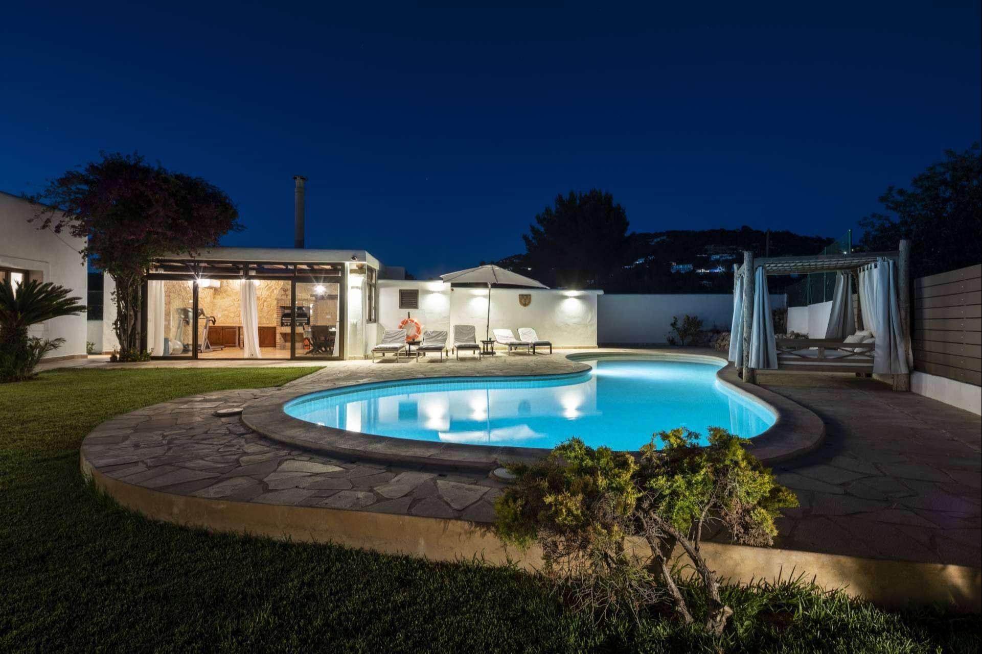 Casa vacacional con piscina Ca Na Marta en alquiler en Ibiza