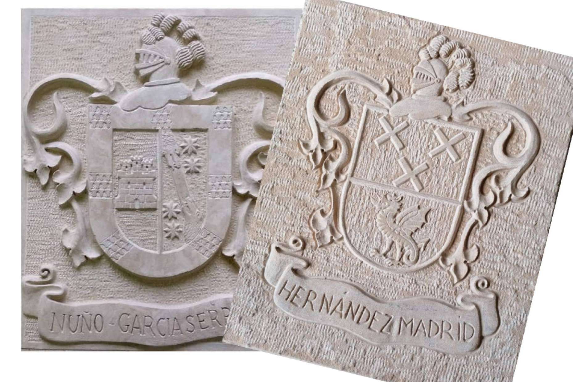 Tienda Heráldica, escudos heráldicos tallados en piedra natural