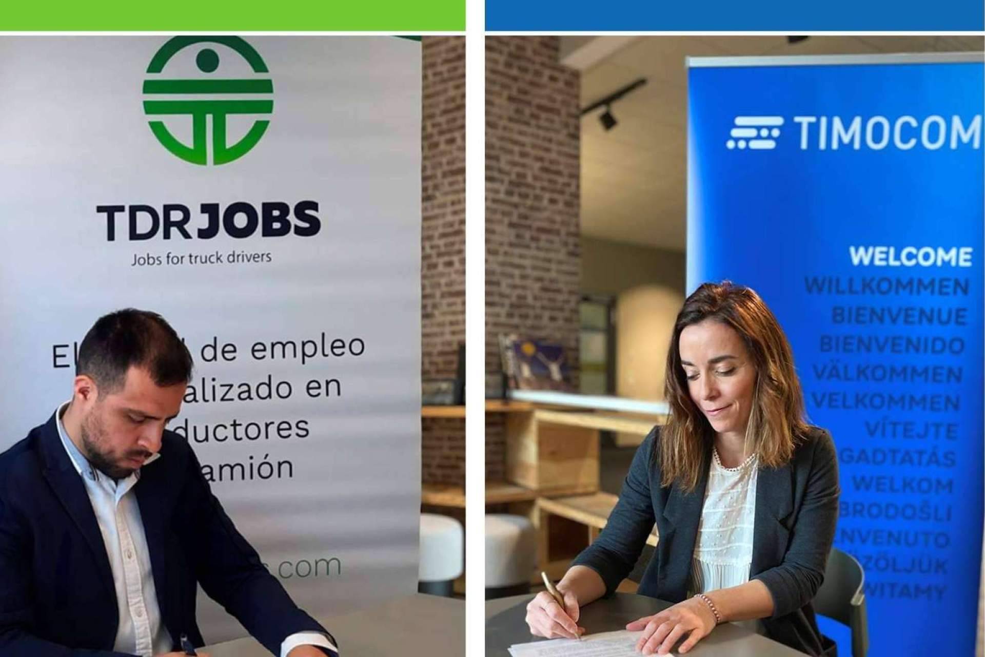 Acuerdo de colaboración entre TDRJOBS y TIMOCOM