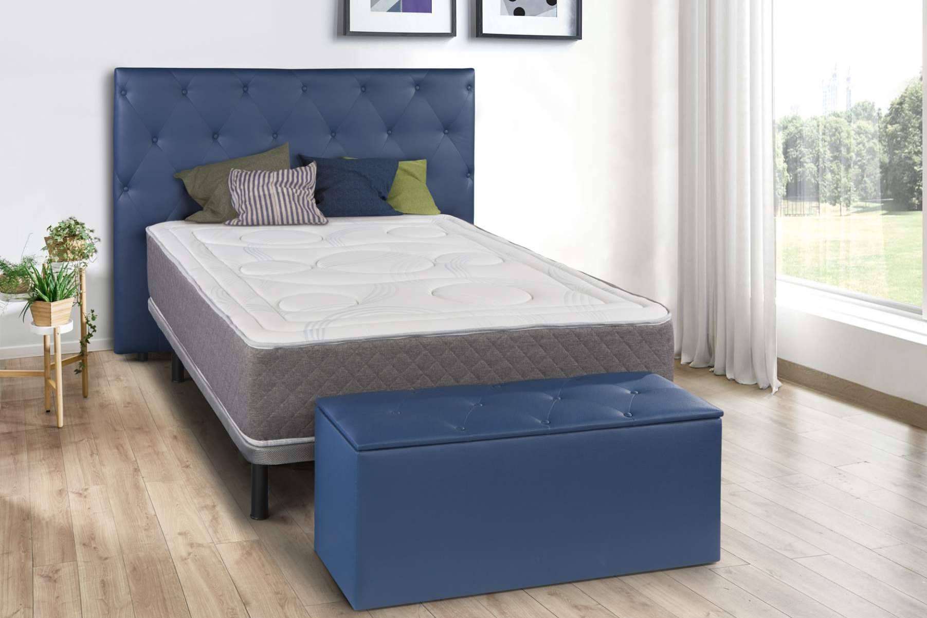 ¿Cómo son los cabeceros de cama tapizados de Calidad & Descanso?