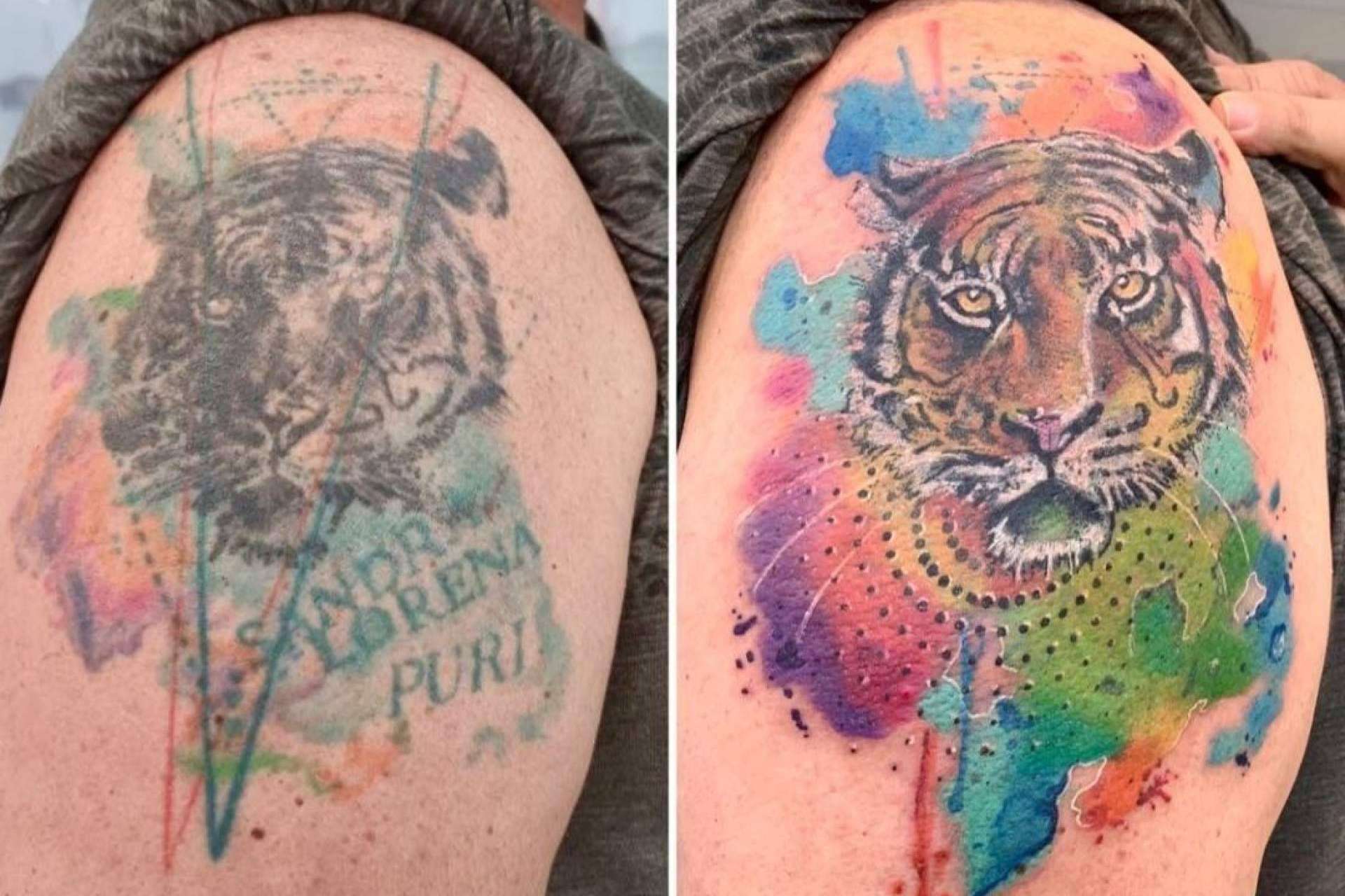 Arreglar tatuaje sin láser con Laura Caselles y convertirlo en arte