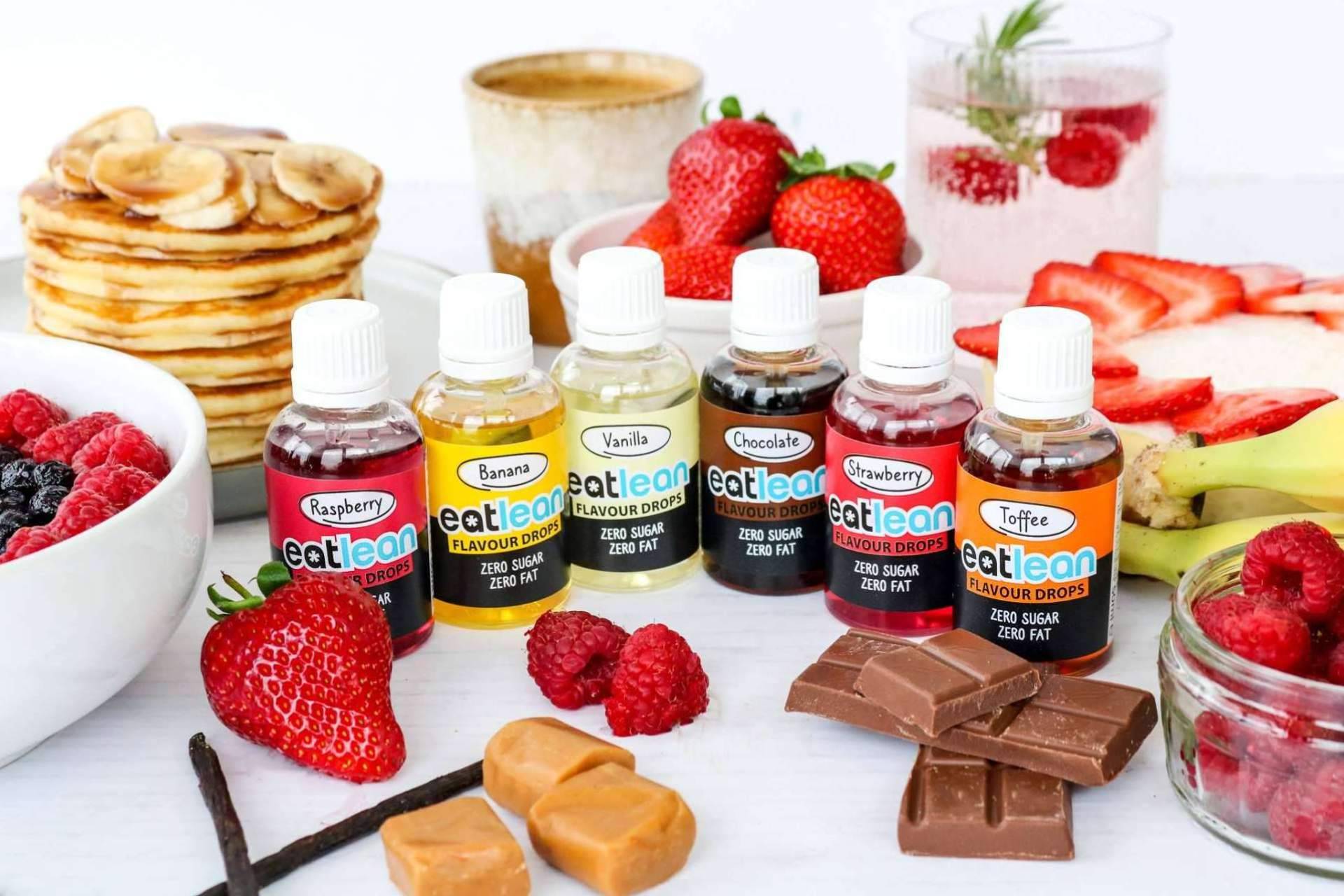 Los saborizantes de Eatlean para agregar un sabor dulce a los desayunos y meriendas sin azúcar