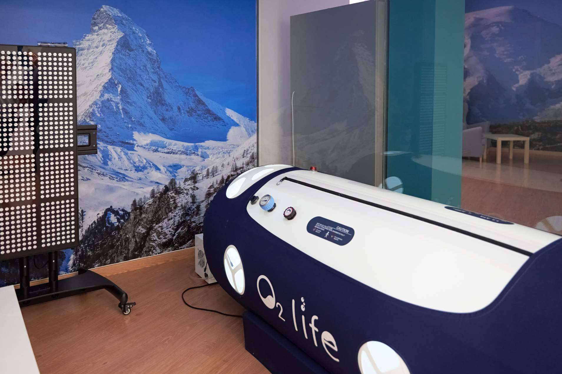 O2 Life dispone de una tienda showroom ubicada en Sabadell de oxigenación hiperbárica