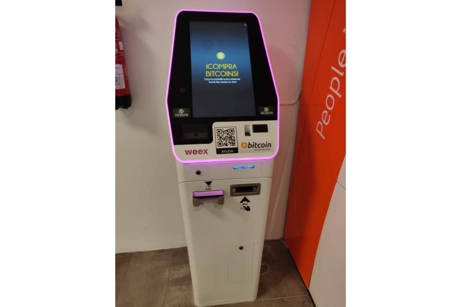 ¿Tener un cajero bitcoin en un negocio? Weex lo pone fácil