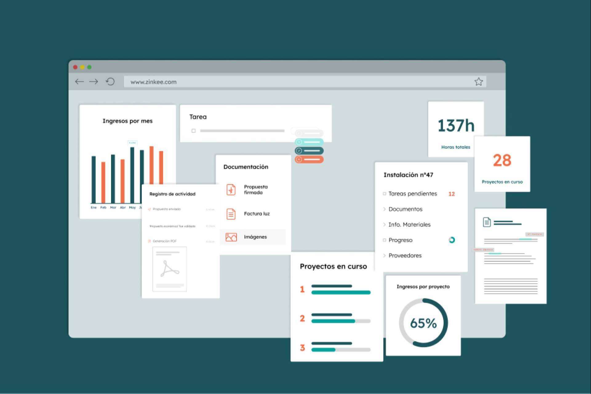 Facilitar la gestión de procesos con el software de gestión para pequeñas y medianas empresas de Zinkee
