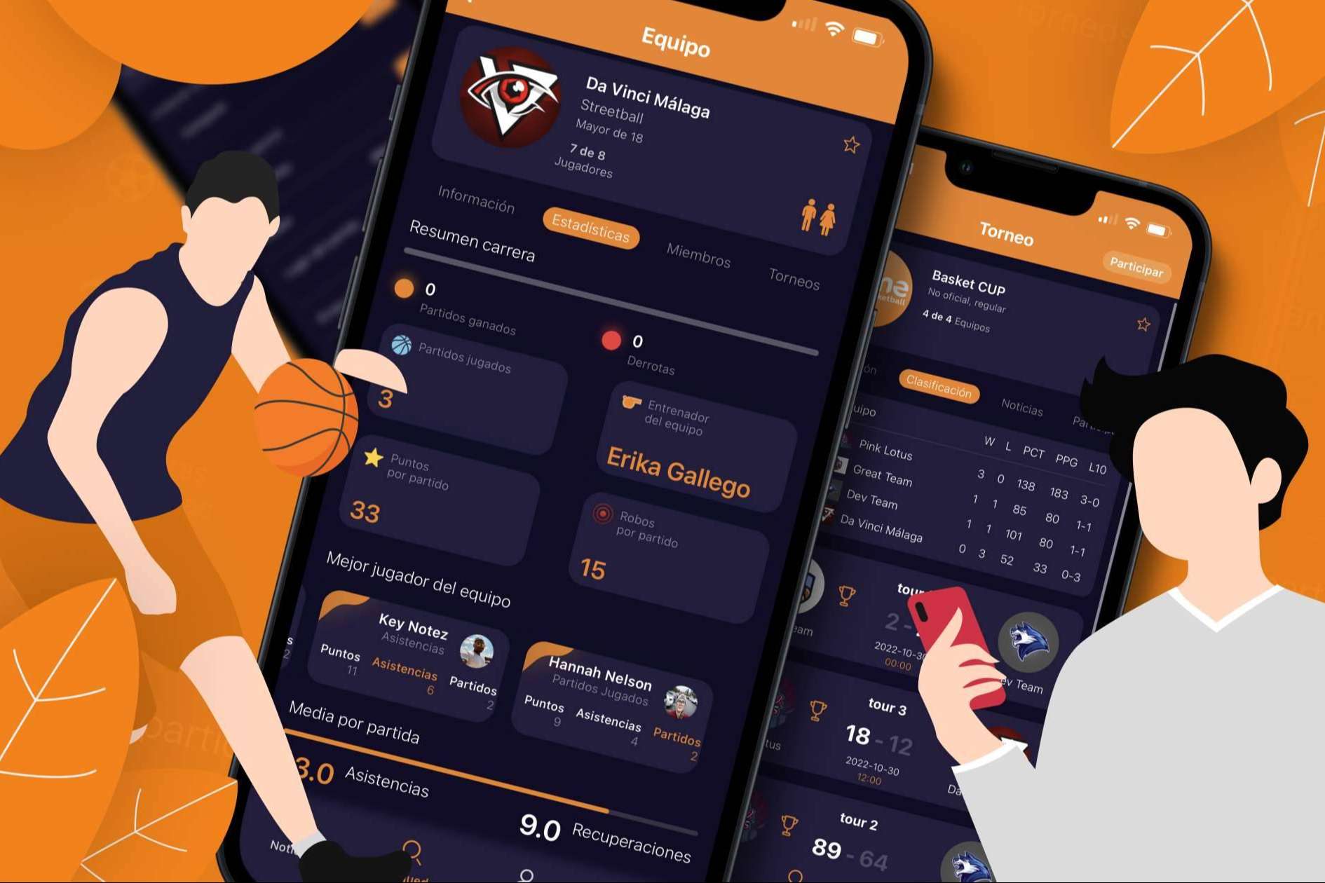 Esmesoft es una app para las personas que quieren jugar al baloncesto, pero no sabe dónde y con quién