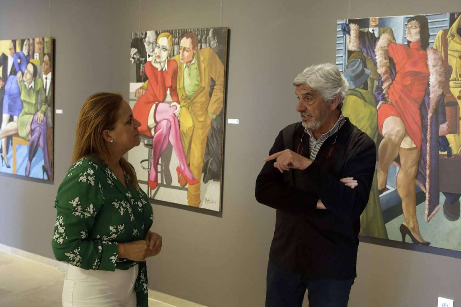 Las grandes obras del artista Alfredo Montaña expuestas en Lanzarote ART Gallery