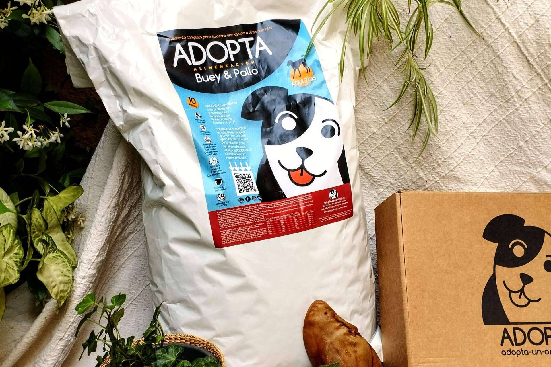 Uno de los mejores pienso de mantenimiento para perros adultos de buey y pollo y ayuda a protectoras de animales con cada compra