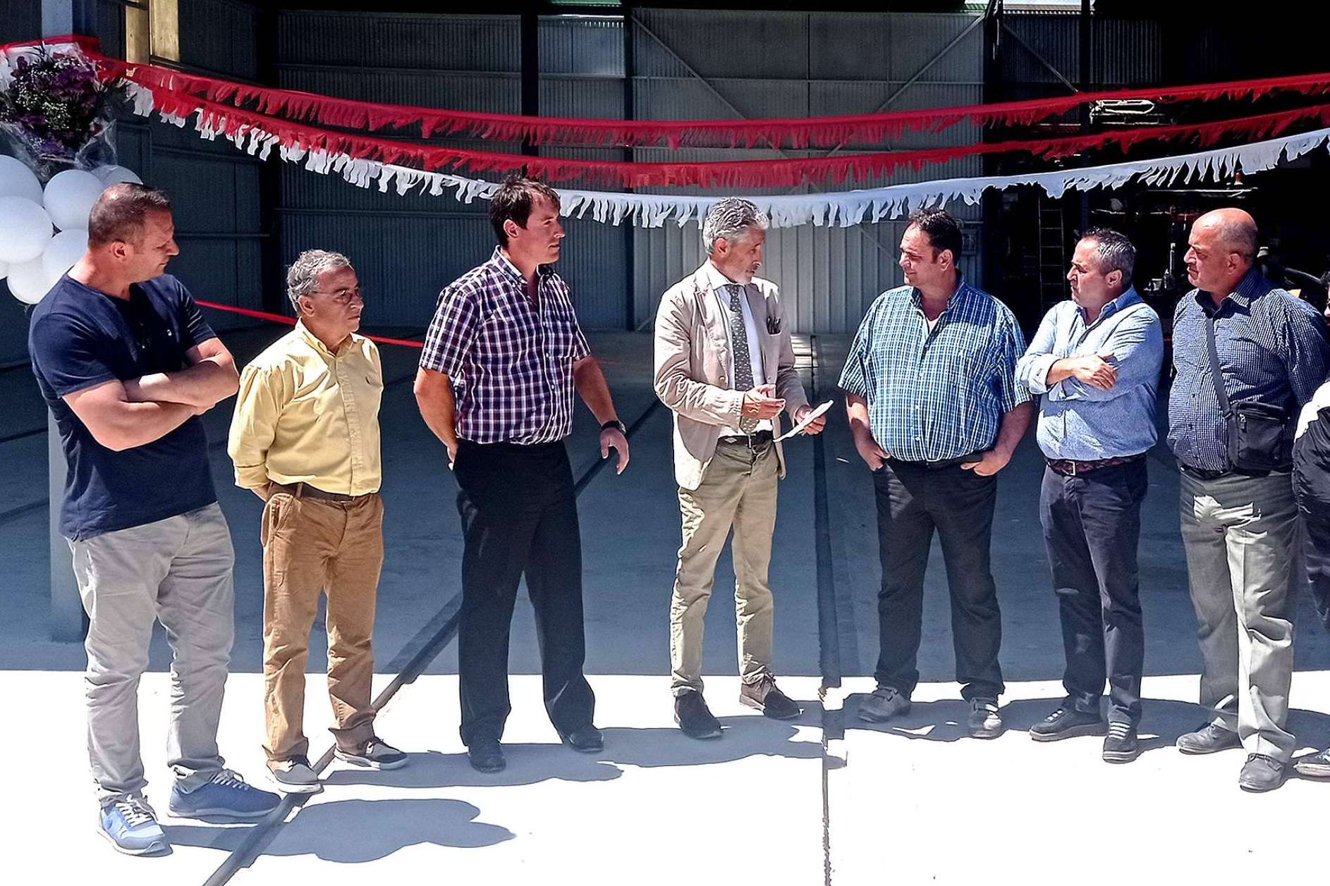 La inauguración de una nueva base de restauración de material ferroviario histórico por parte de La Fundación del Patrimonio Ferroviario