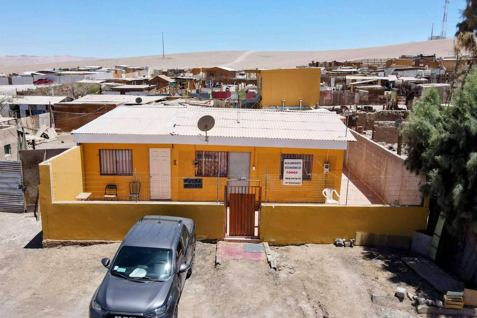 Encontrar alojamiento en Sierra Gorda, Chile, con Residencial Baquedano
