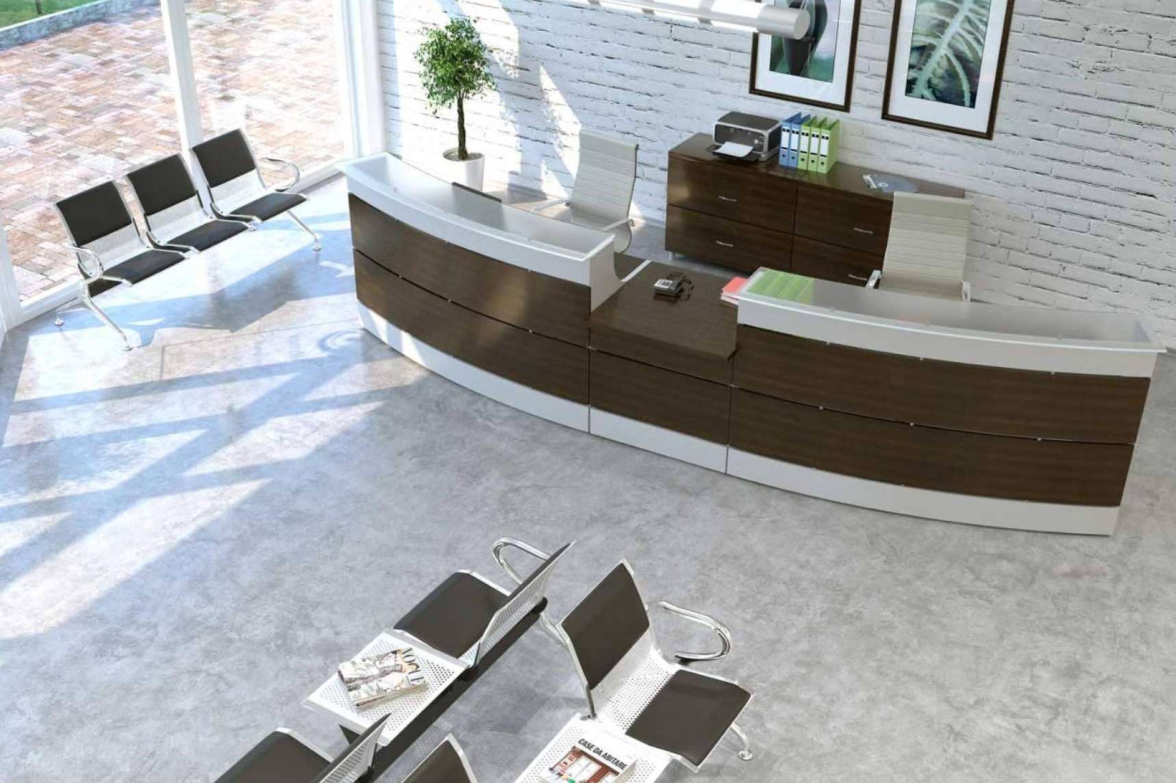 La diversidad de muebles de recepción de los que dispone OfficeDeco