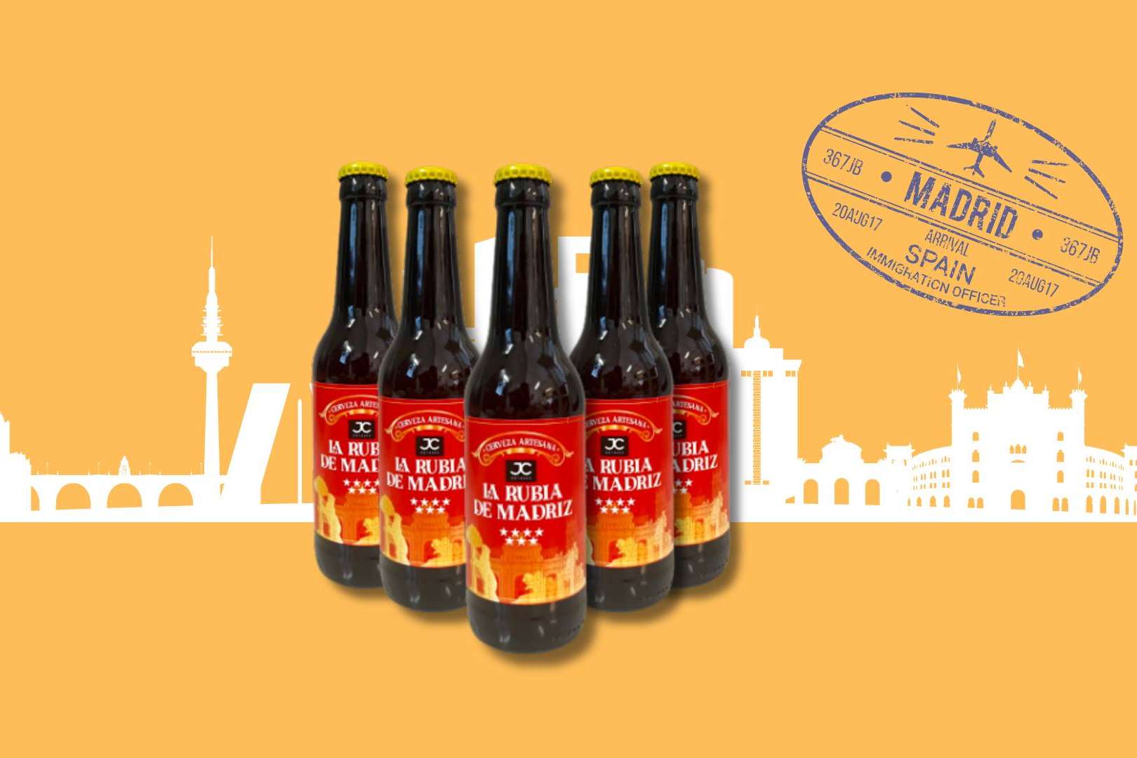 JC Hoteles lanza una cerveza artesanal única, La Rubia de Madriz